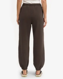 Organic Relaxed Sweatpants - Coffee Brown