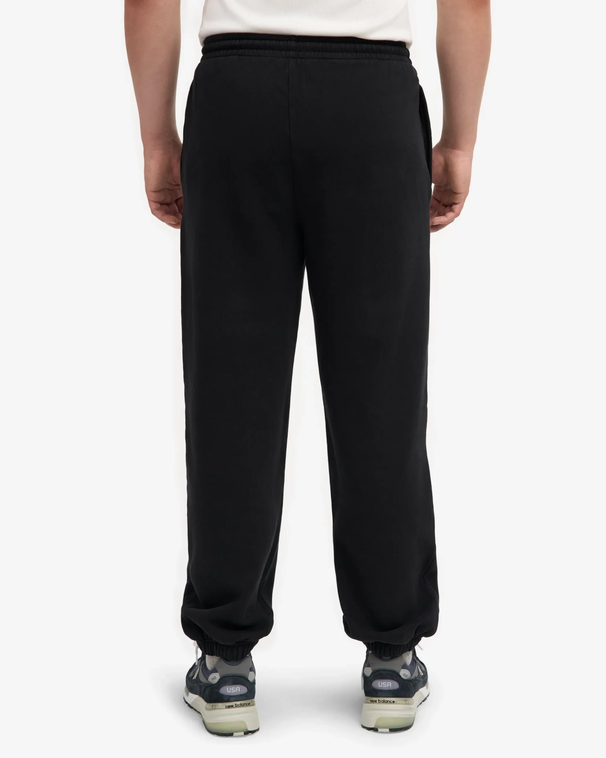 Organic Relaxed Sweatpants - Deep Black