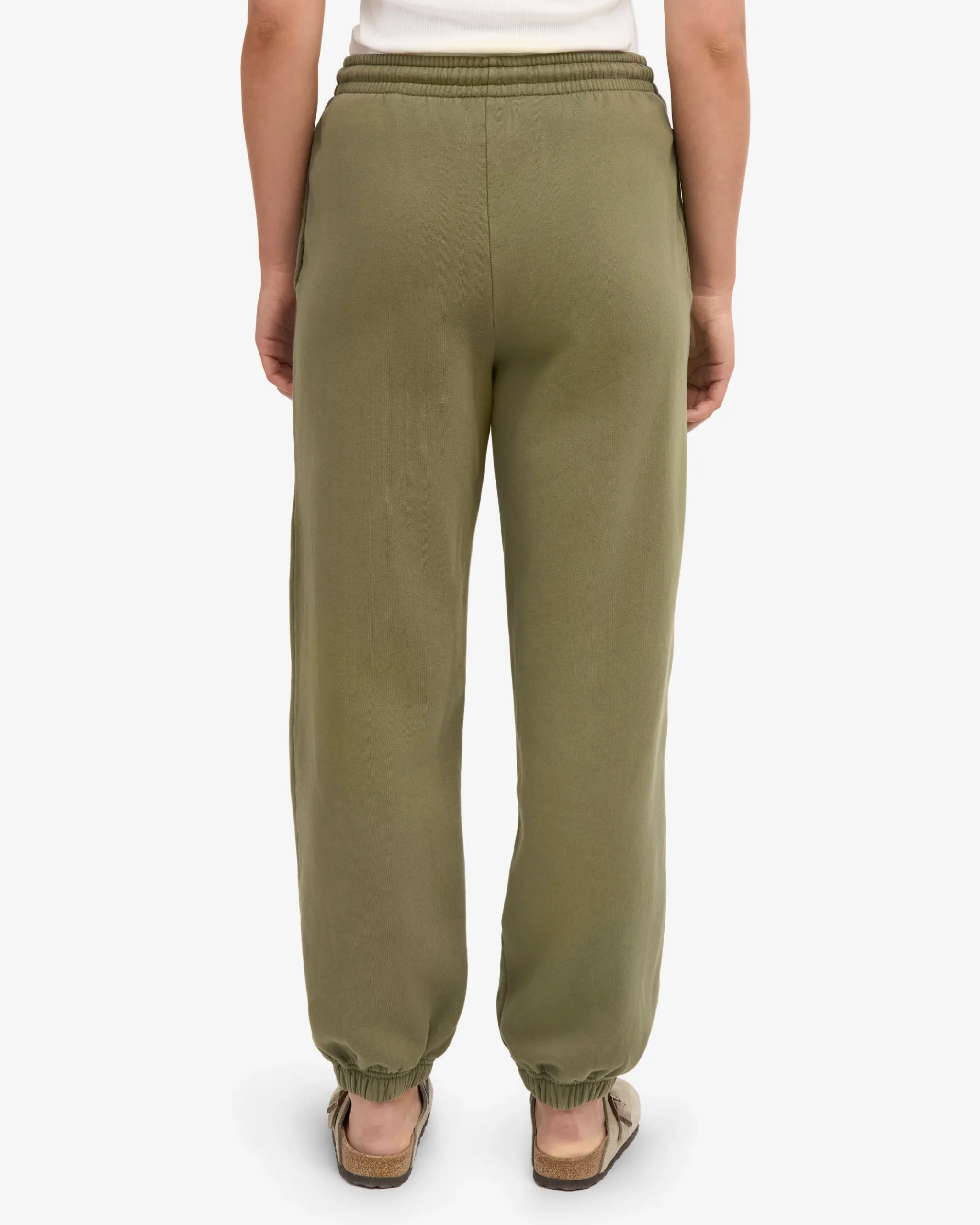 Organic Relaxed Sweatpants - Dusty Olive