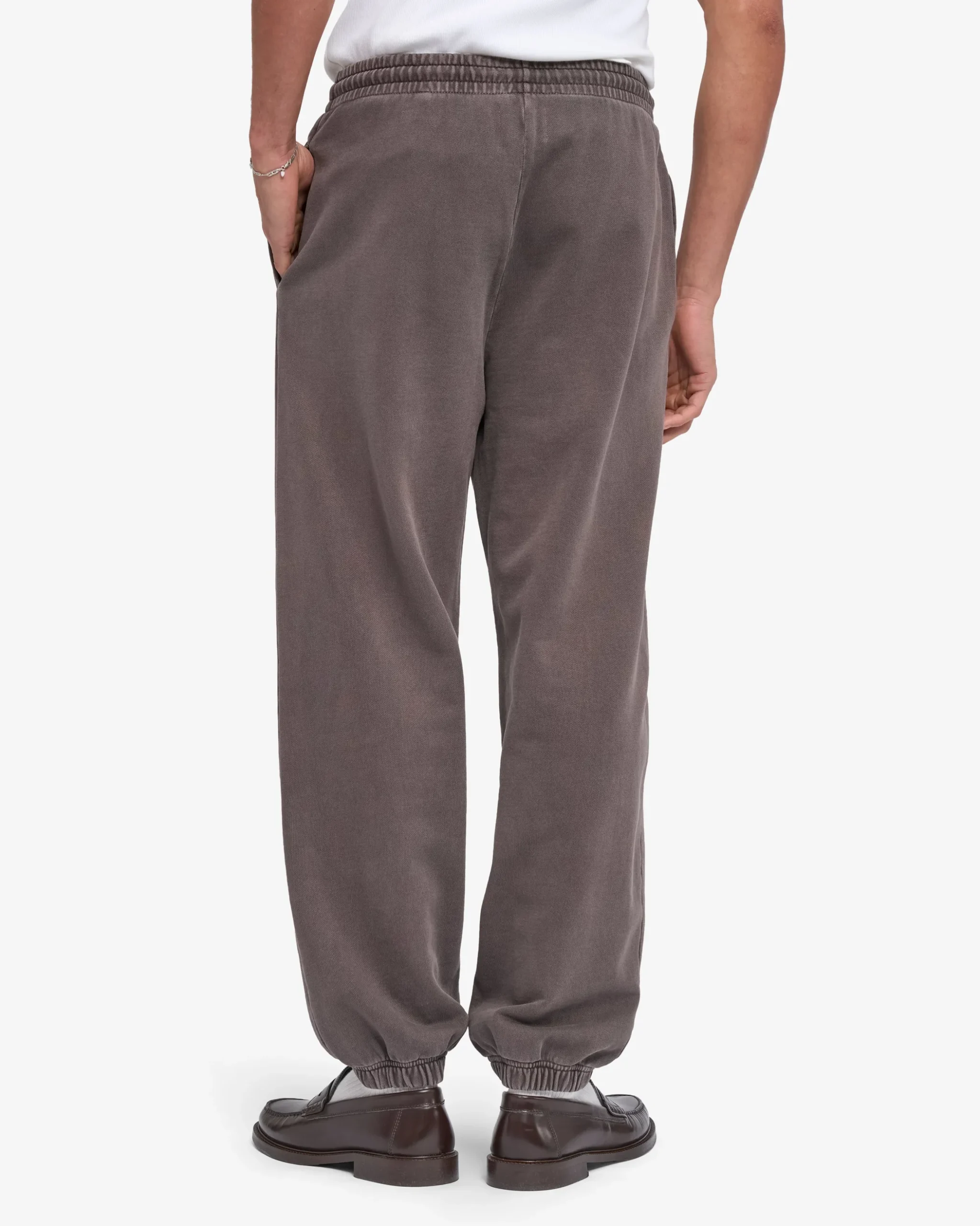 Organic Relaxed Sweatpants - Faded Mud