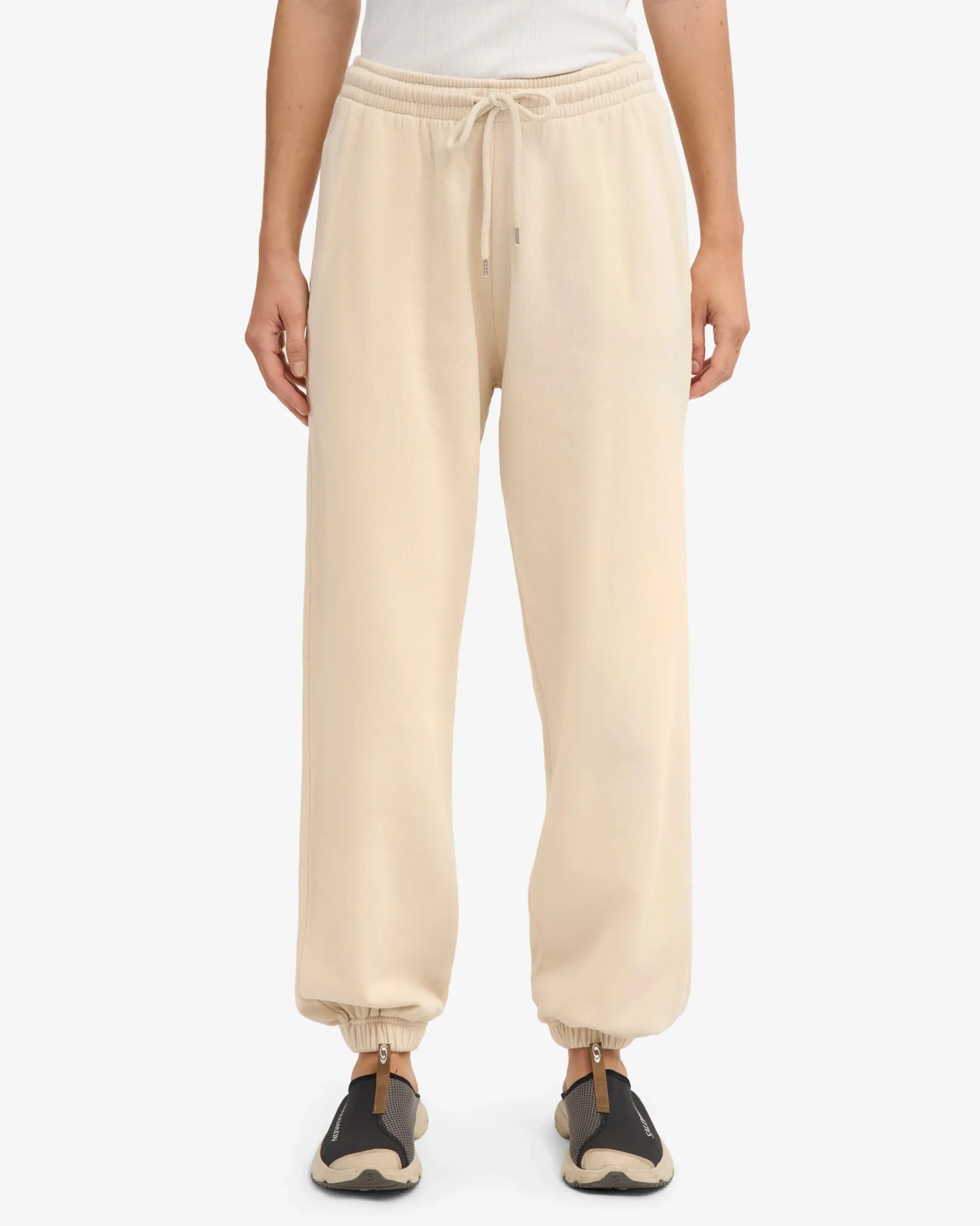 Organic Relaxed Sweatpants - Ivory White