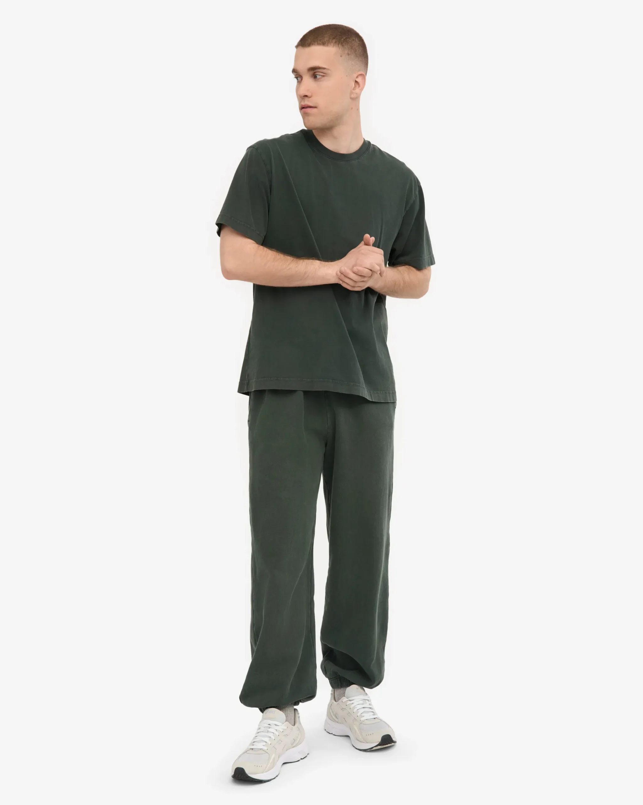 Organic Relaxed Sweatpants - Midnight Forest