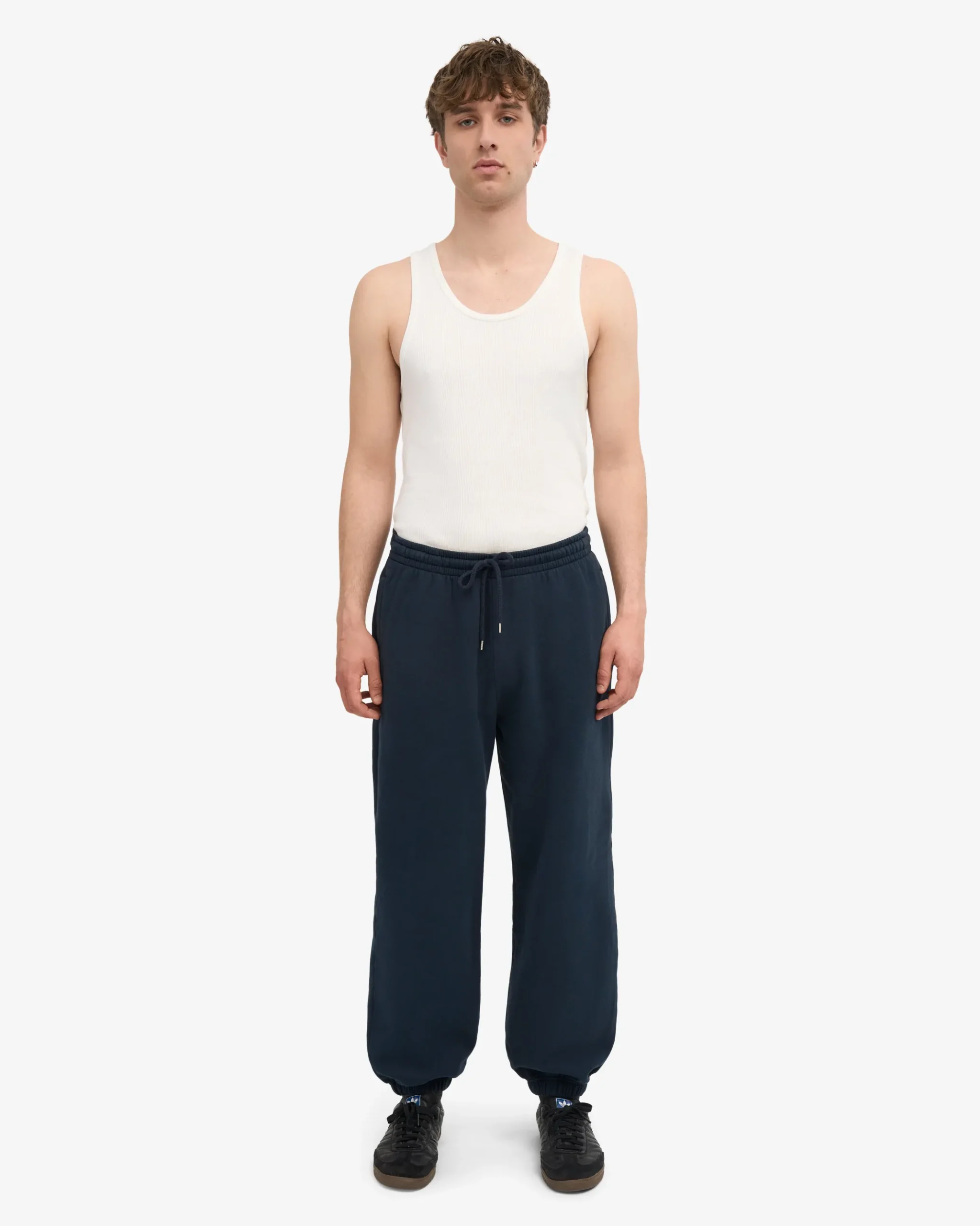 Organic Relaxed Sweatpants - Navy Blue