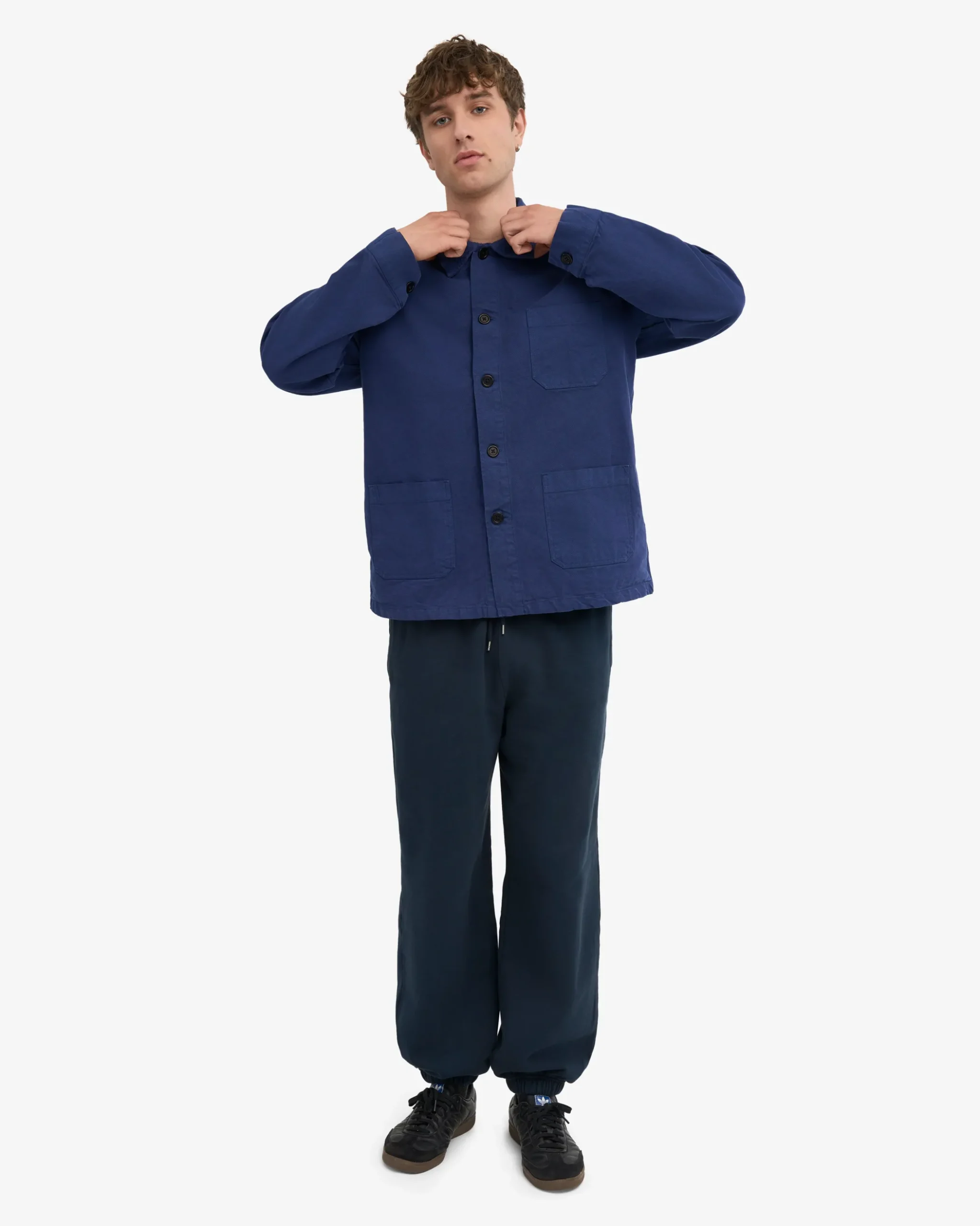 Organic Relaxed Sweatpants - Navy Blue