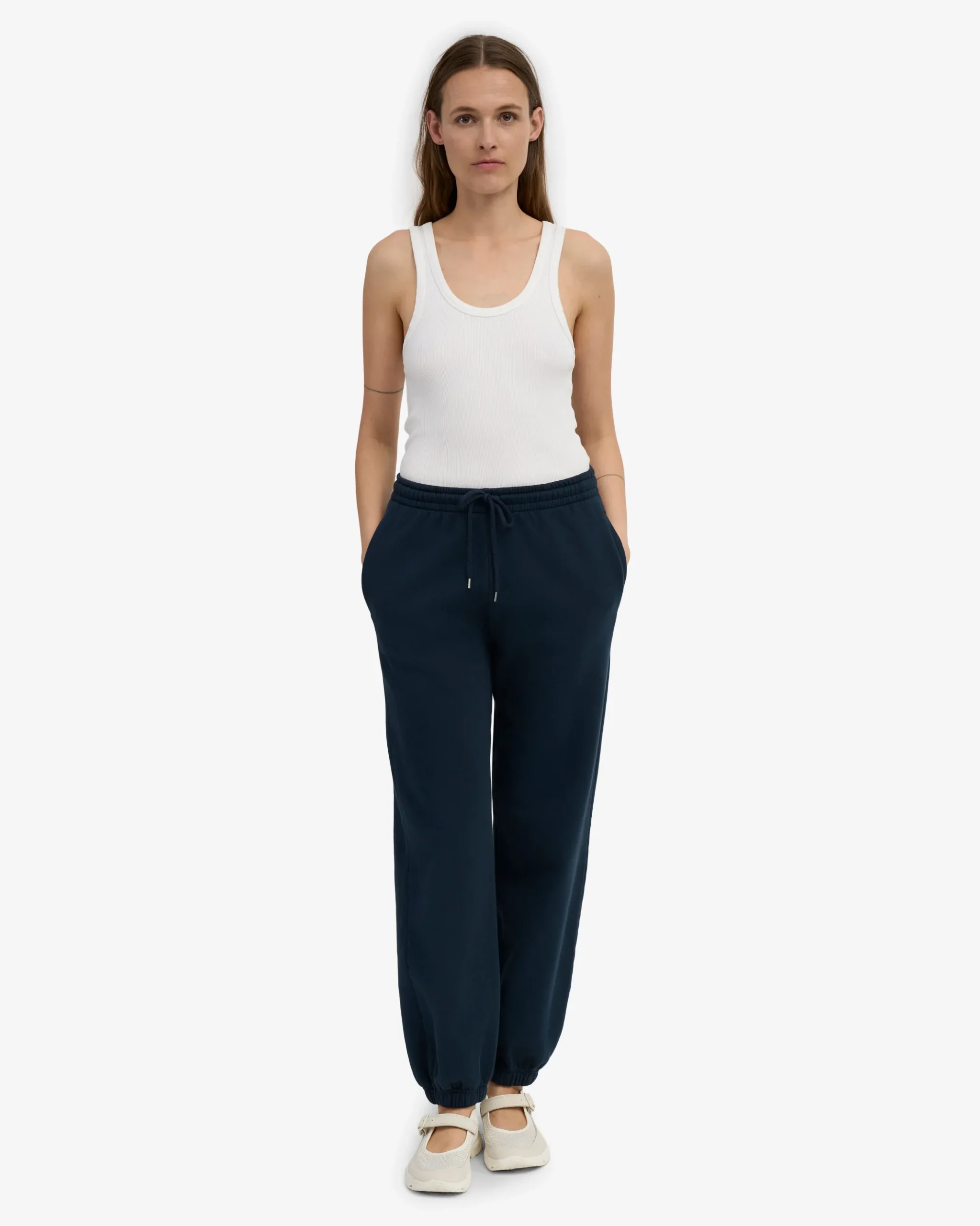Organic Relaxed Sweatpants - Navy Blue
