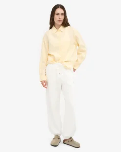 Organic Relaxed Sweatpants - Optical White