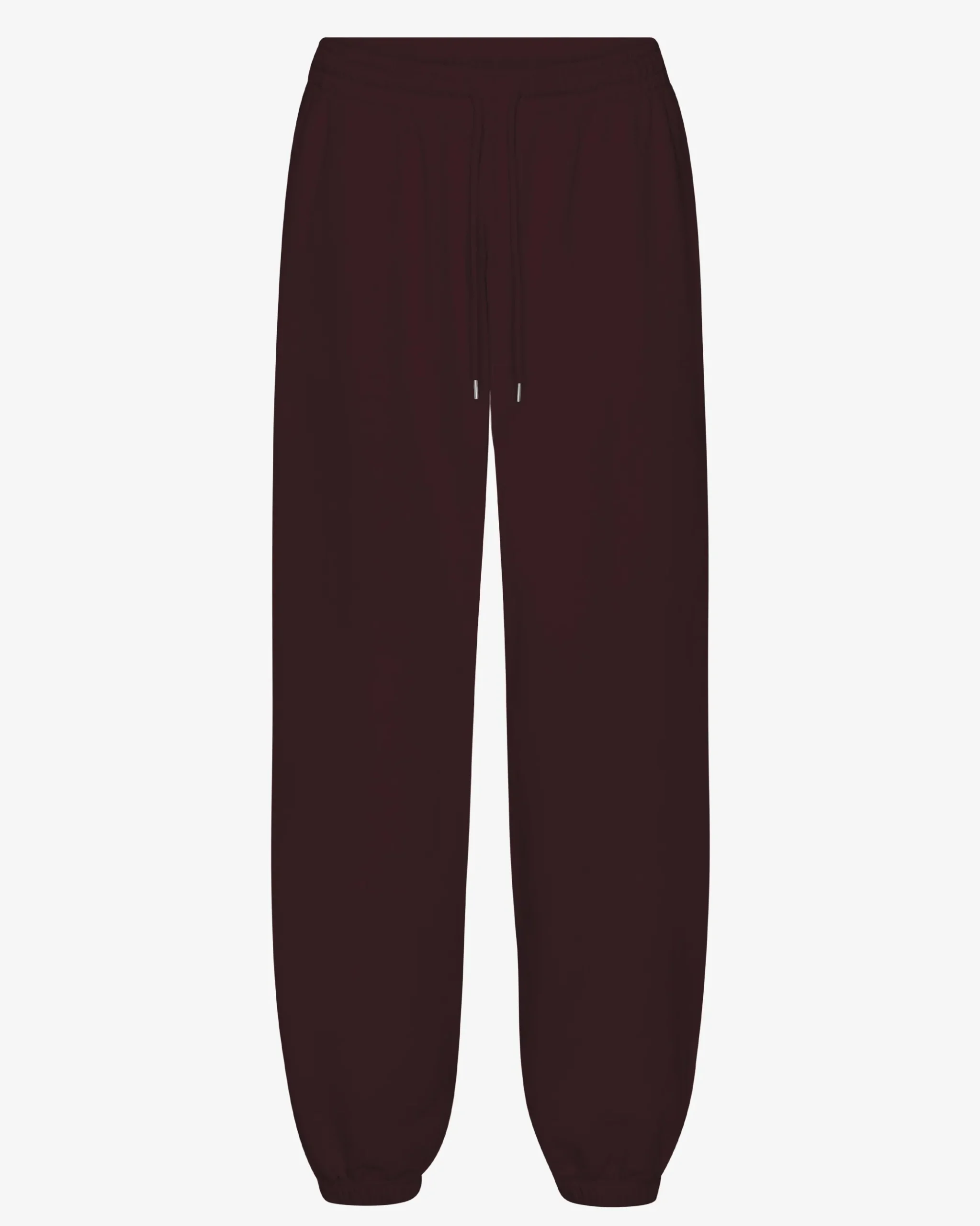 Organic Relaxed Sweatpants - Oxblood Red