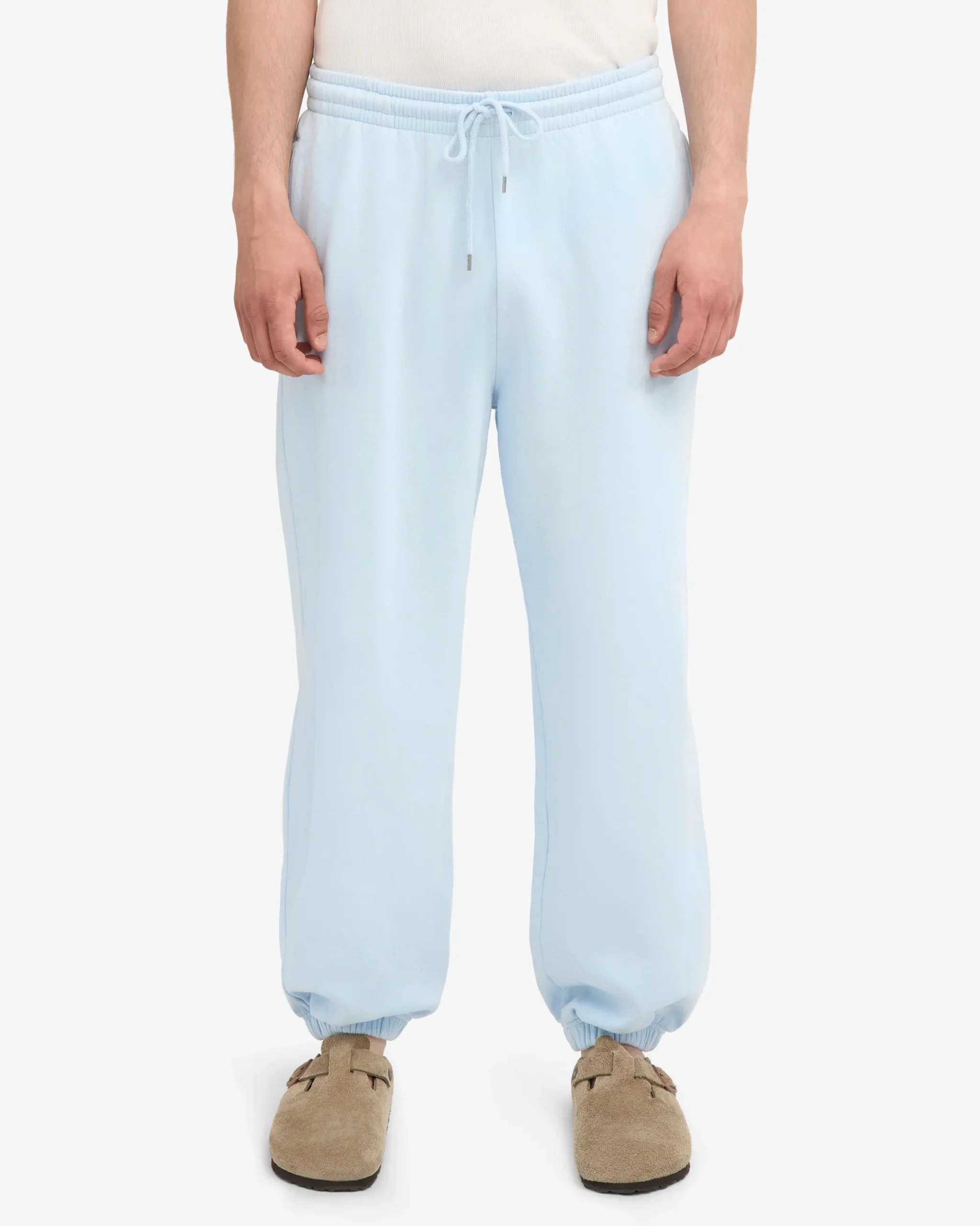 Organic Relaxed Sweatpants - Polar Blue