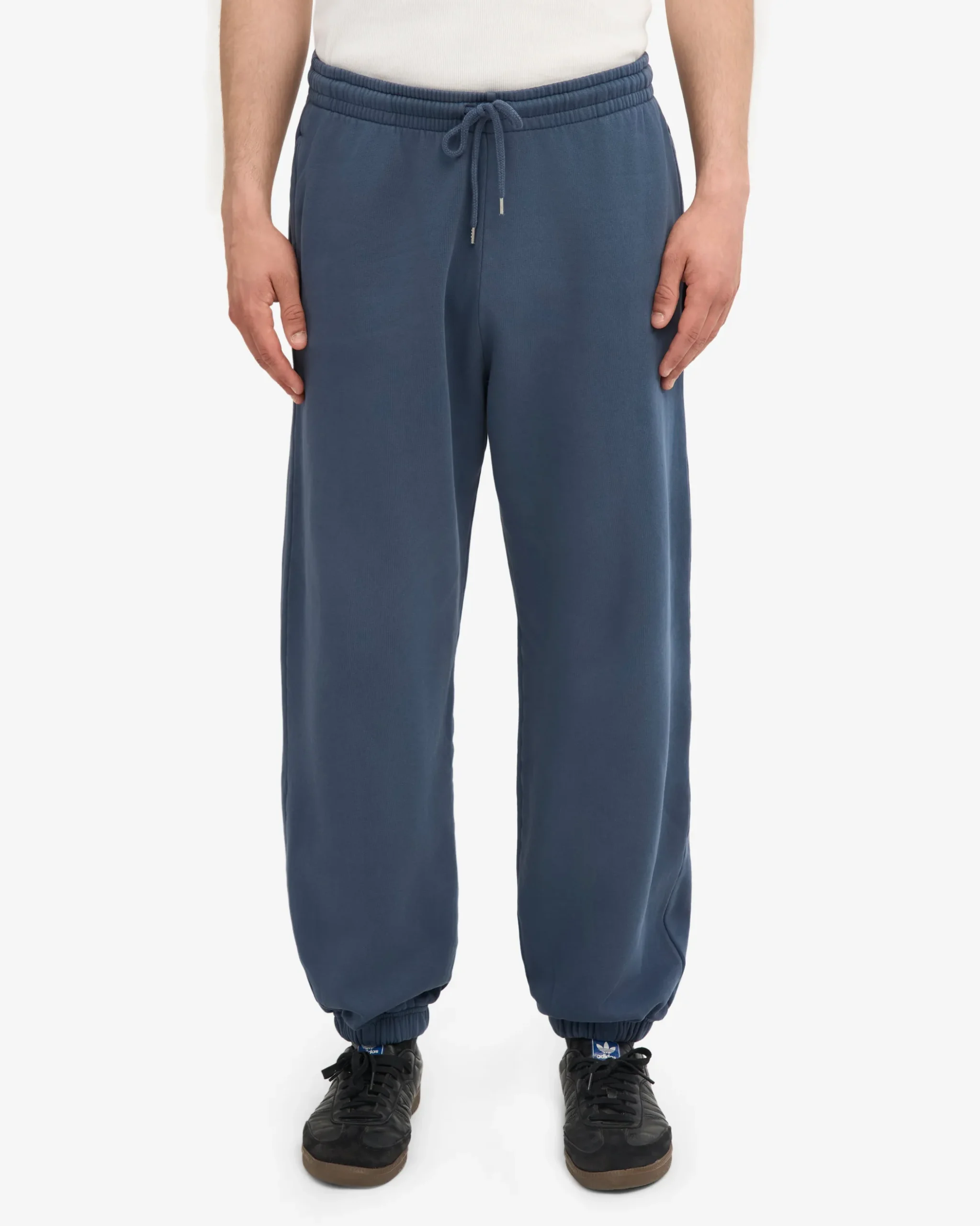 Organic Relaxed Sweatpants - Petrol Blue