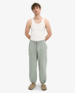 Organic Relaxed Sweatpants - Steel Blue