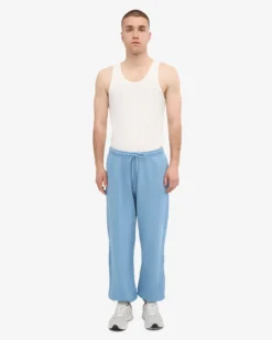 Organic Relaxed Sweatpants - Seaside Blue