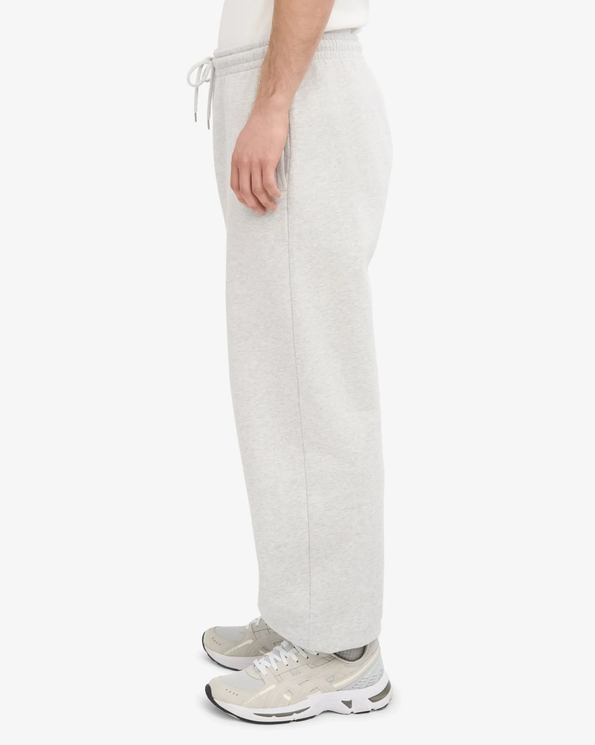 Organic Relaxed Sweatpants - Snow Melange