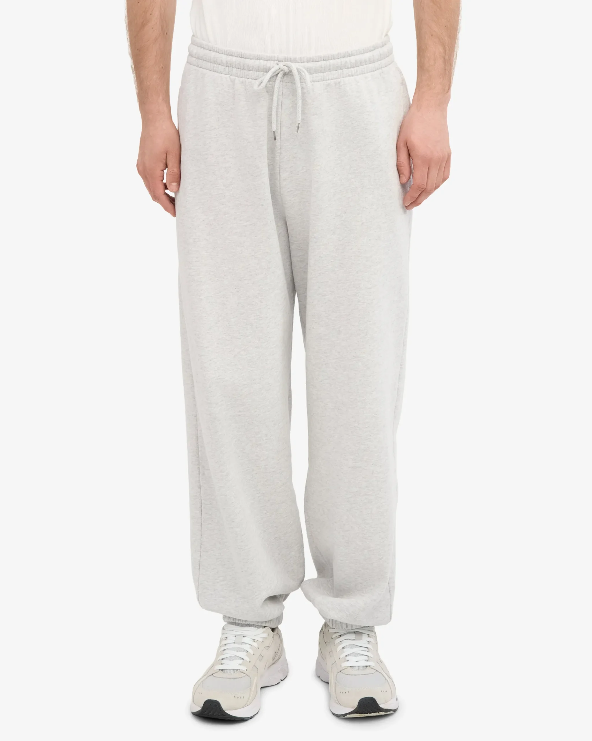 Organic Relaxed Sweatpants - Snow Melange