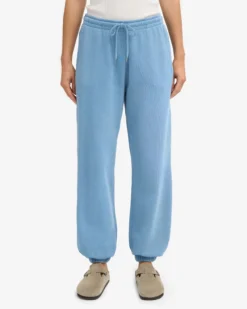 Organic Relaxed Sweatpants - Seaside Blue