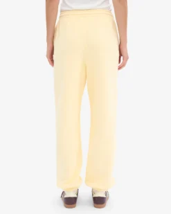 Organic Relaxed Sweatpants - Soft Yellow