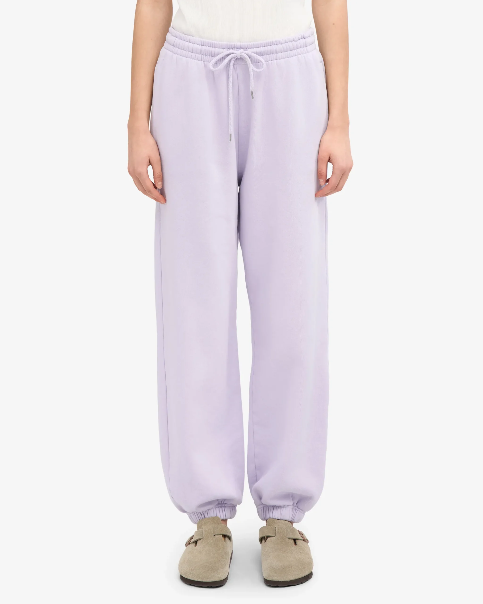 Organic Relaxed Sweatpants - Soft Lavender