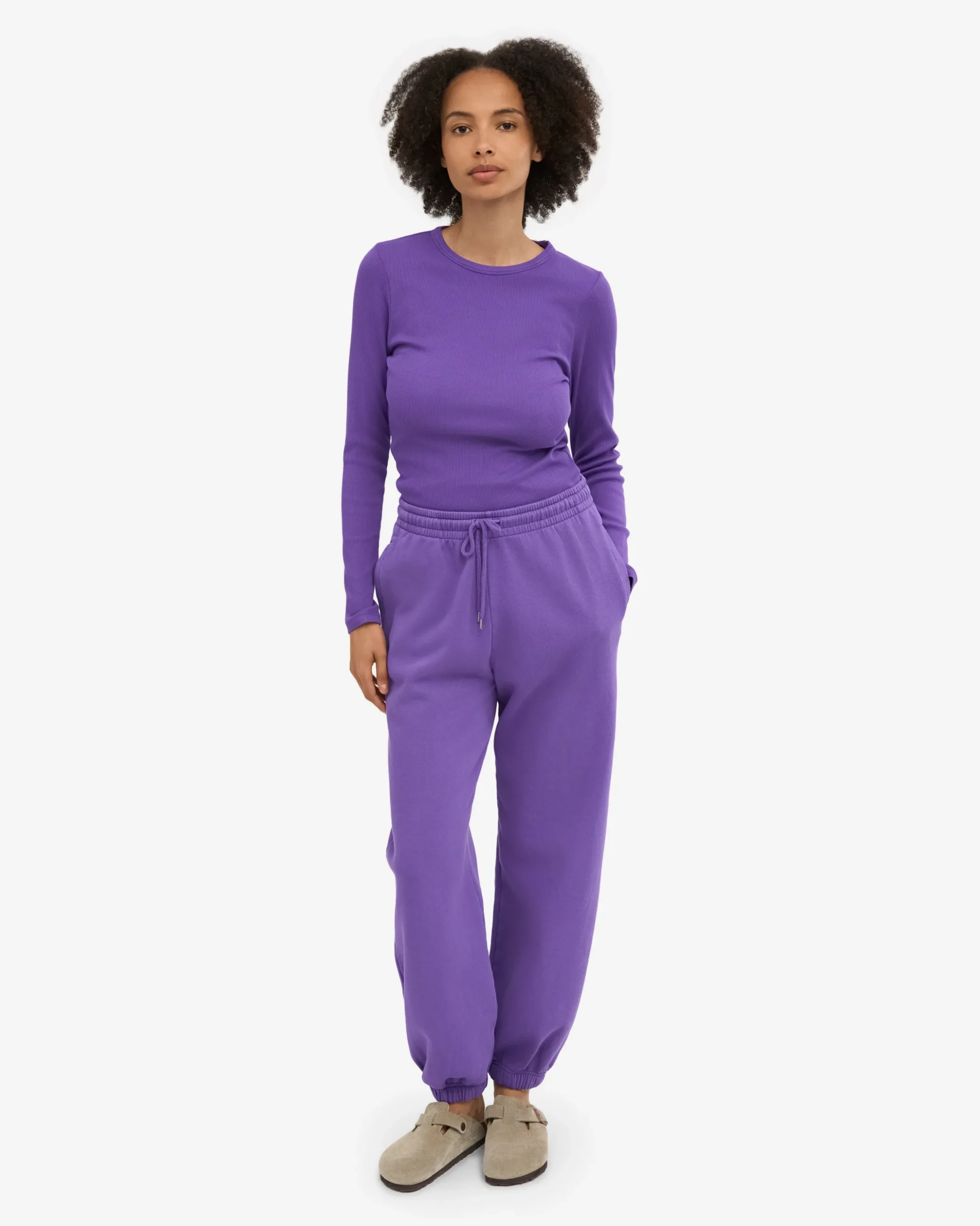 Organic Relaxed Sweatpants - Ultra Violet