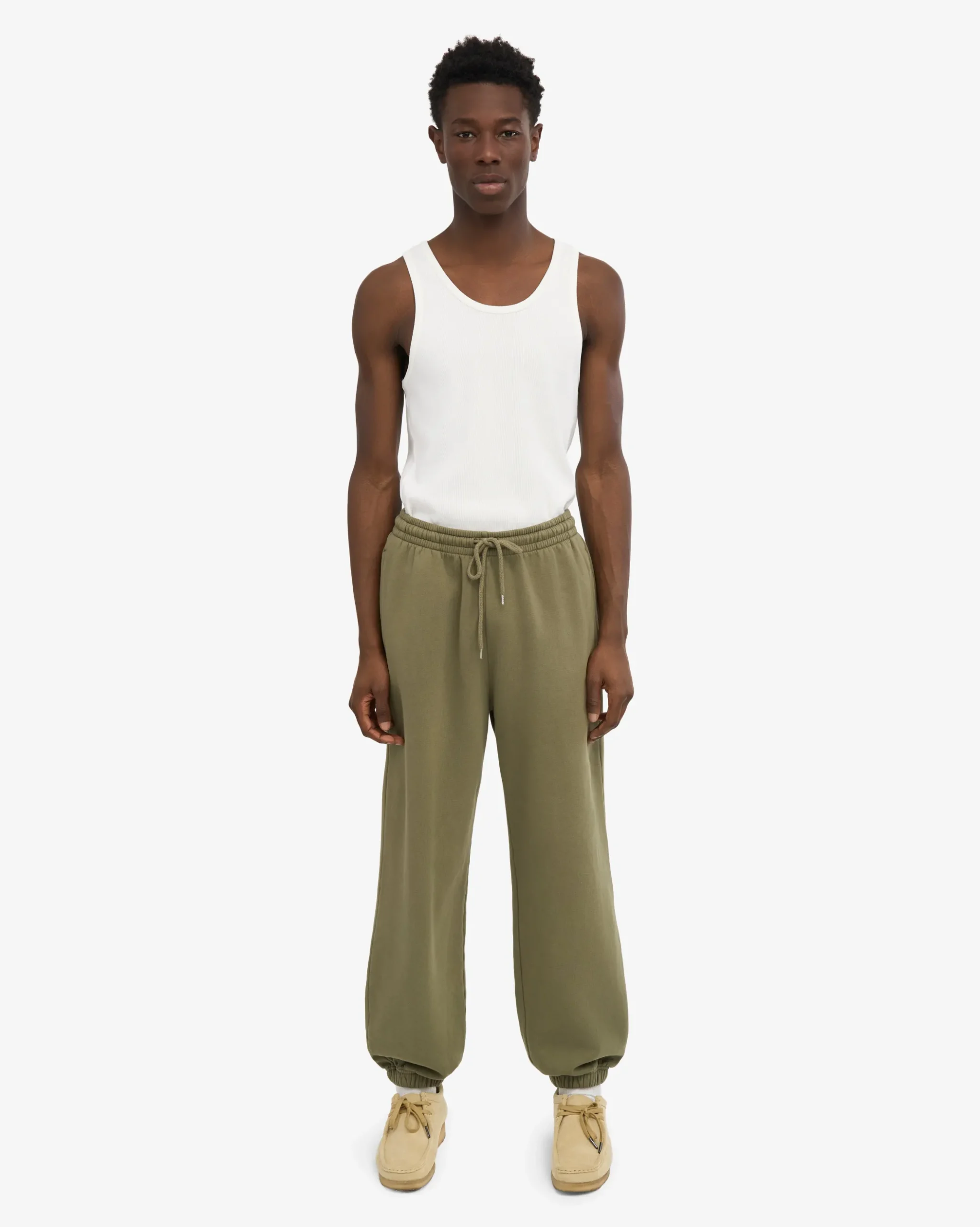 Organic Relaxed Sweatsuit - Dusty Olive