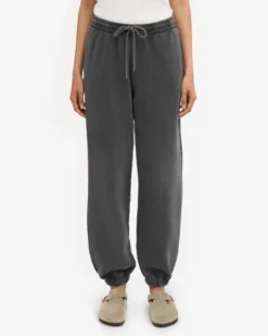 Organic Relaxed Sweatsuit - Faded Black