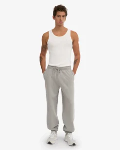 Organic Relaxed Sweatsuit - Heather Grey