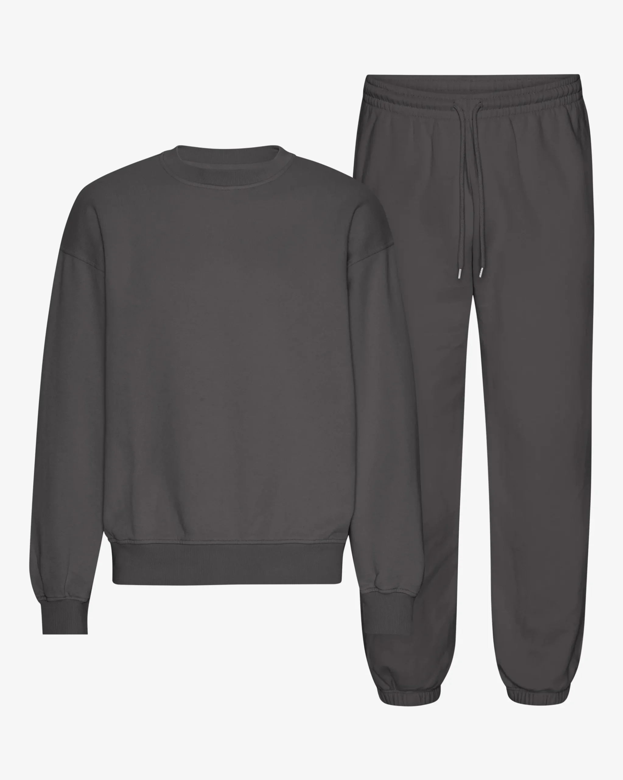 Organic Relaxed Sweatsuit - Lava Grey