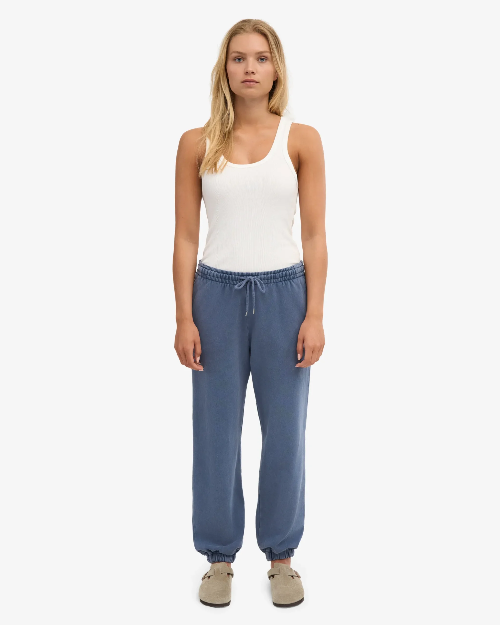 Organic Relaxed Sweatsuit - Neptune Blue