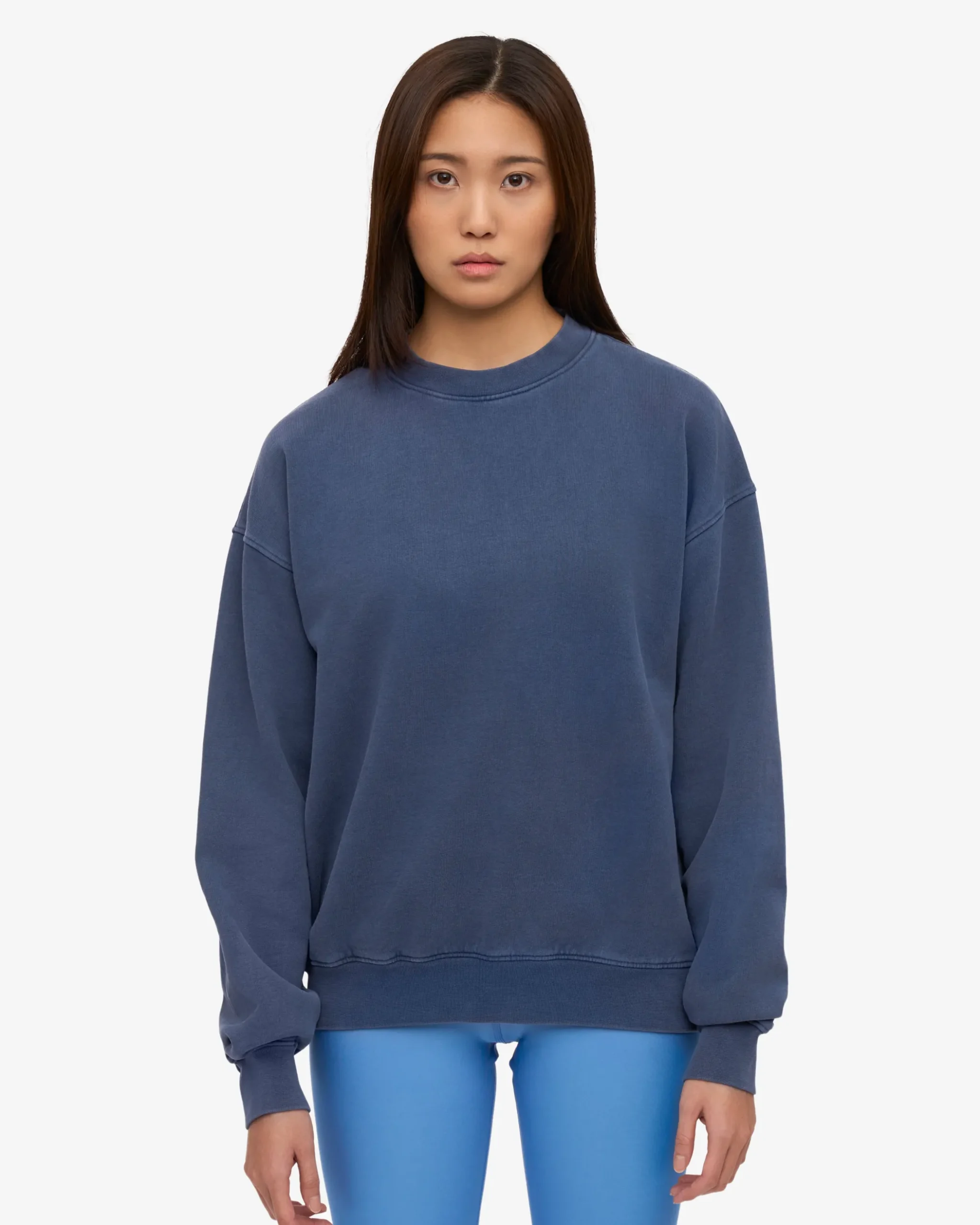 Organic Relaxed Sweatsuit - Neptune Blue