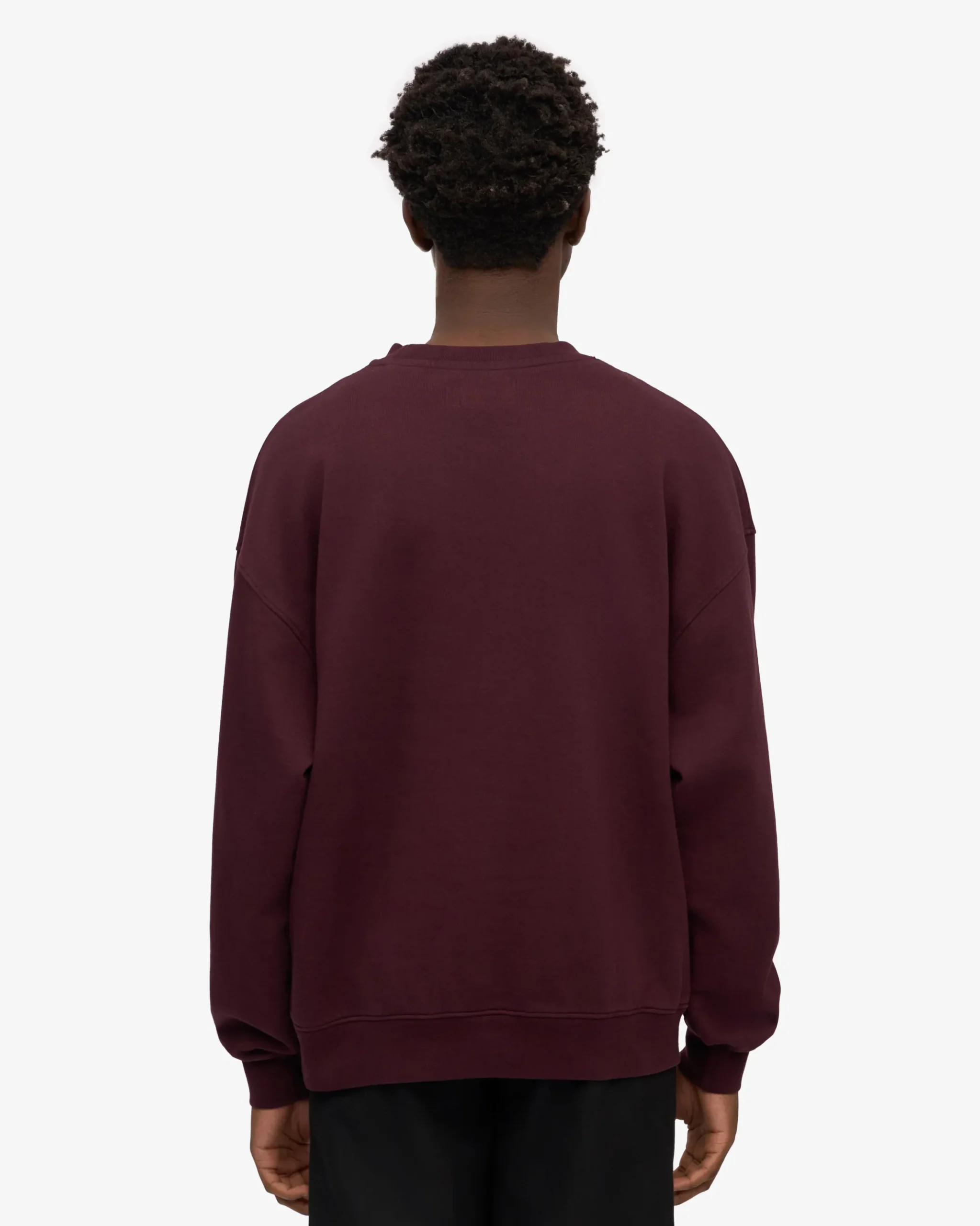 Organic Relaxed Sweatsuit - Oxblood Red