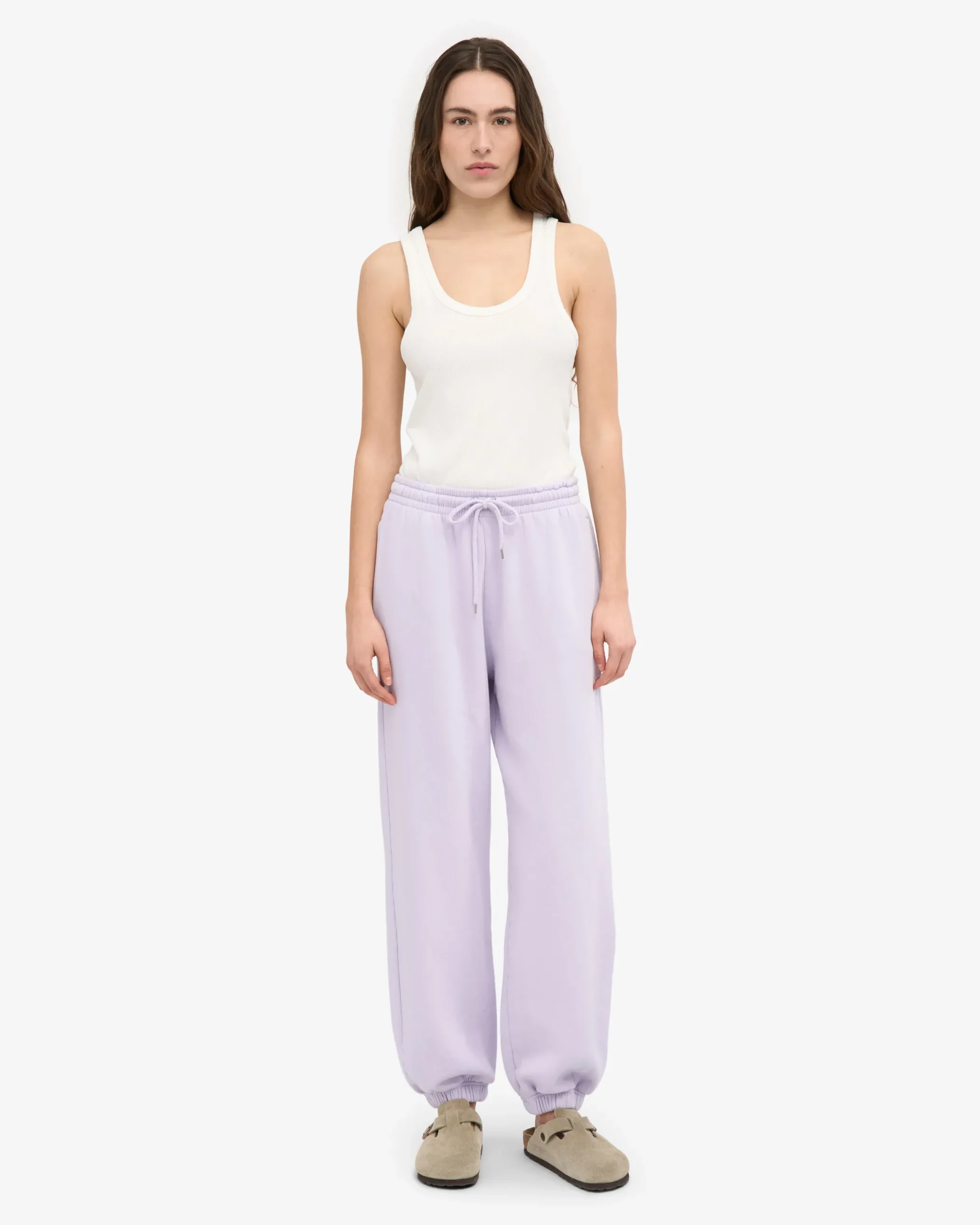 Organic Relaxed Sweatsuit - Soft Lavender
