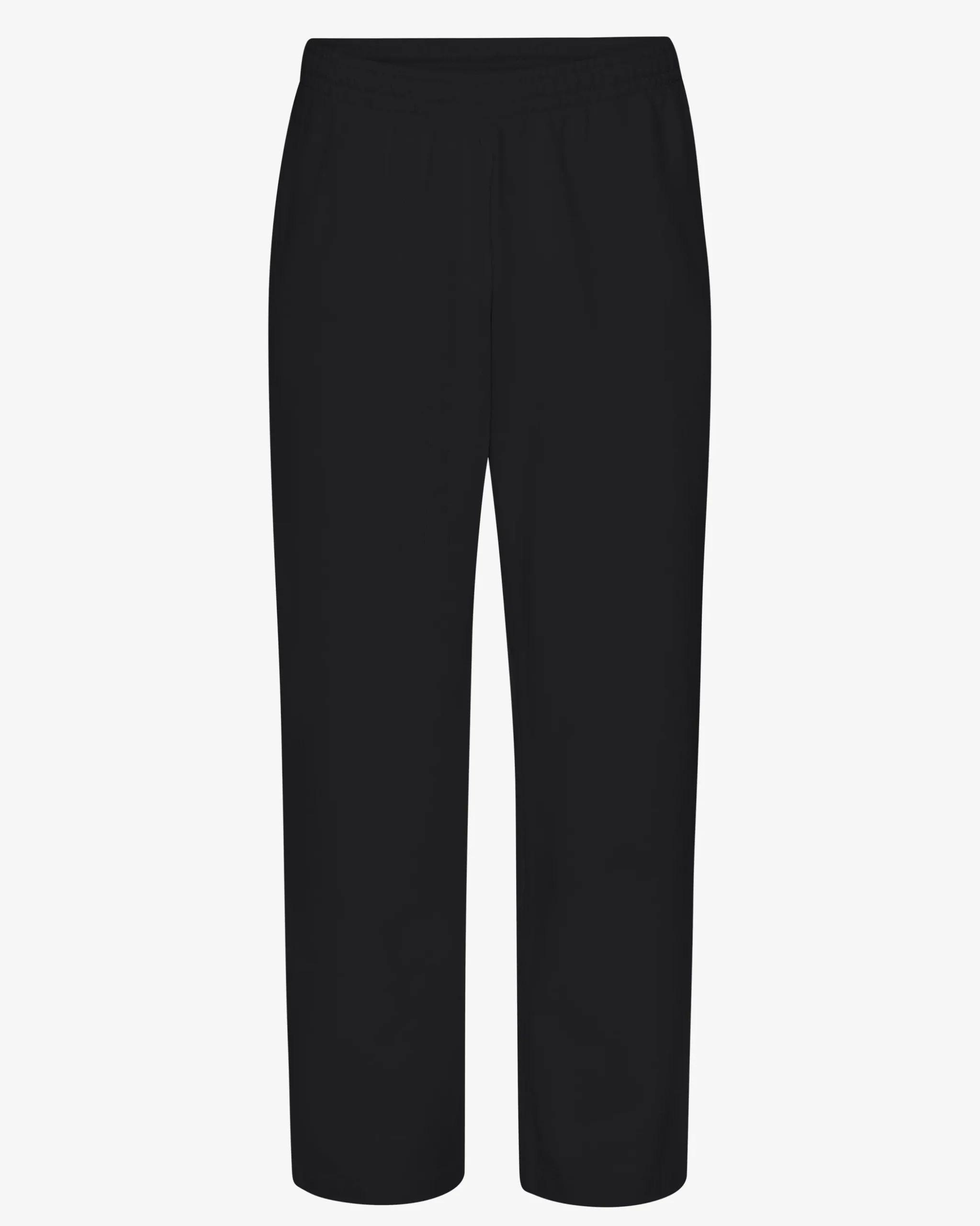 Organic Straight Leg Sweatpants - Deep Black