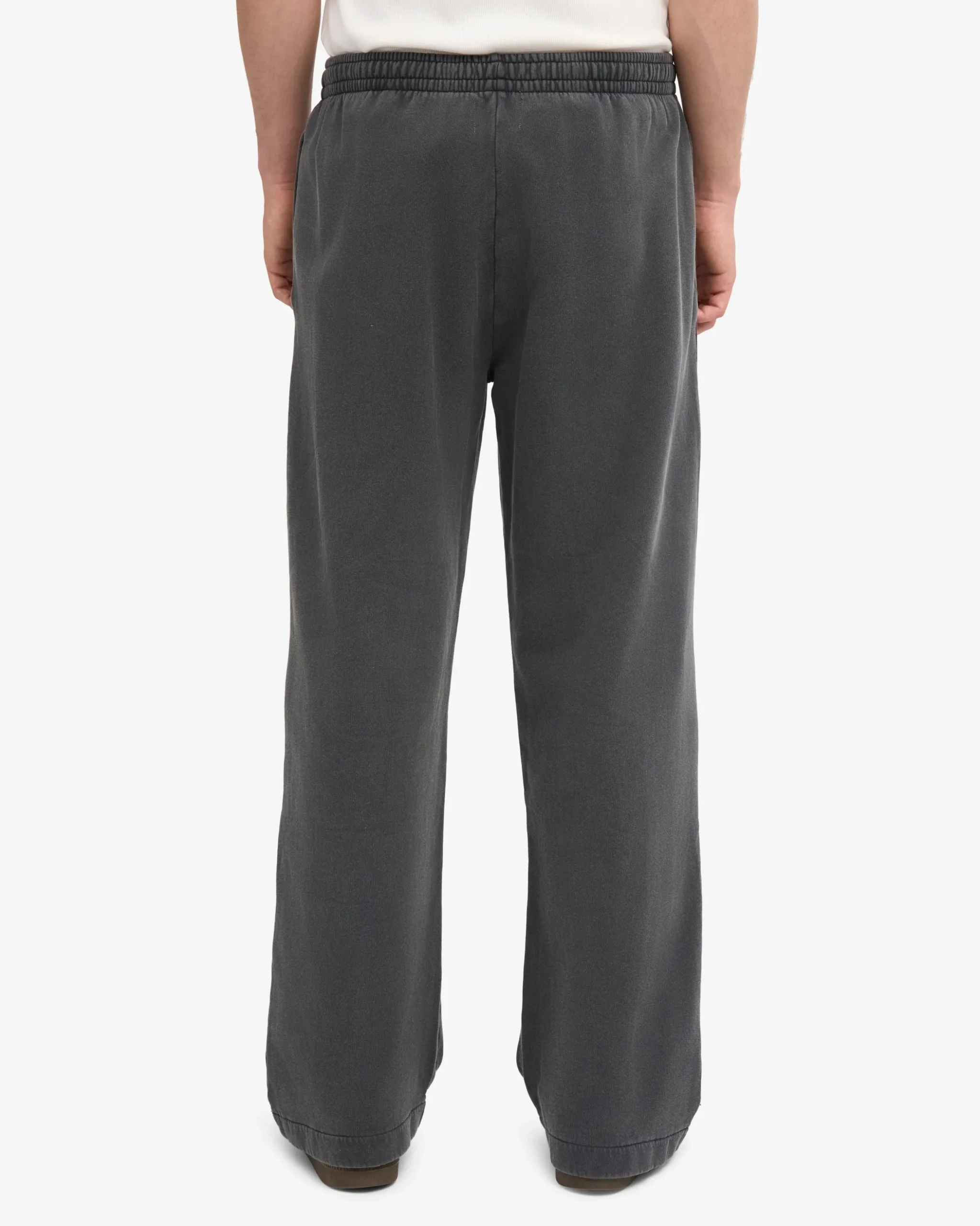 Organic Straight Leg Sweatpants - Faded Black