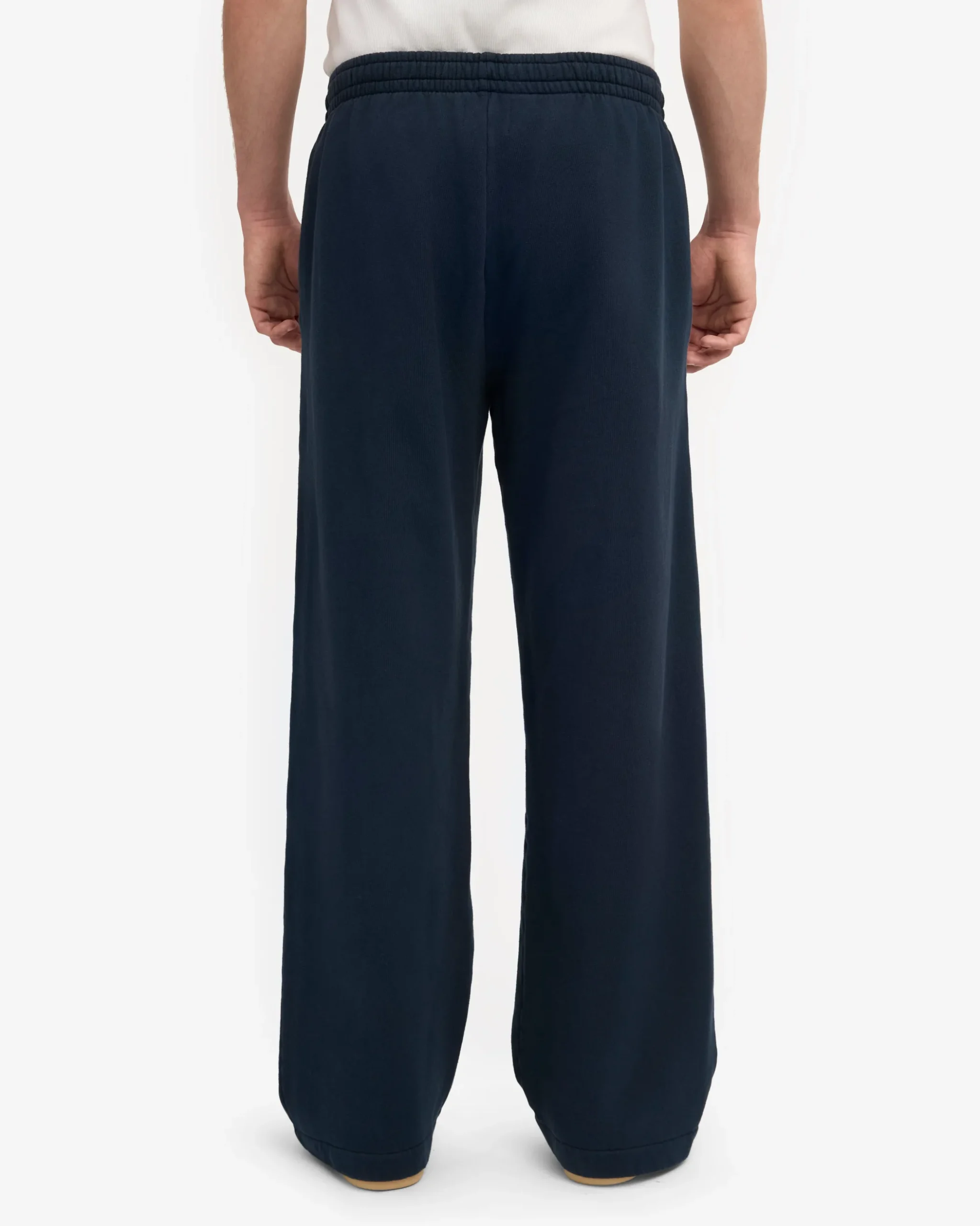 Organic Straight Leg Sweatpants - Navy Blue