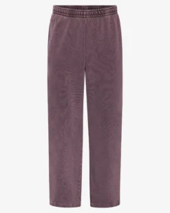 Organic Straight Leg Sweatpants - Faded Grape