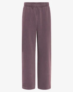 Organic Straight Leg Sweatpants - Faded Grape