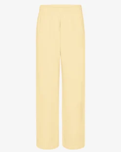 Organic Straight Leg Sweatpants - Soft Yellow