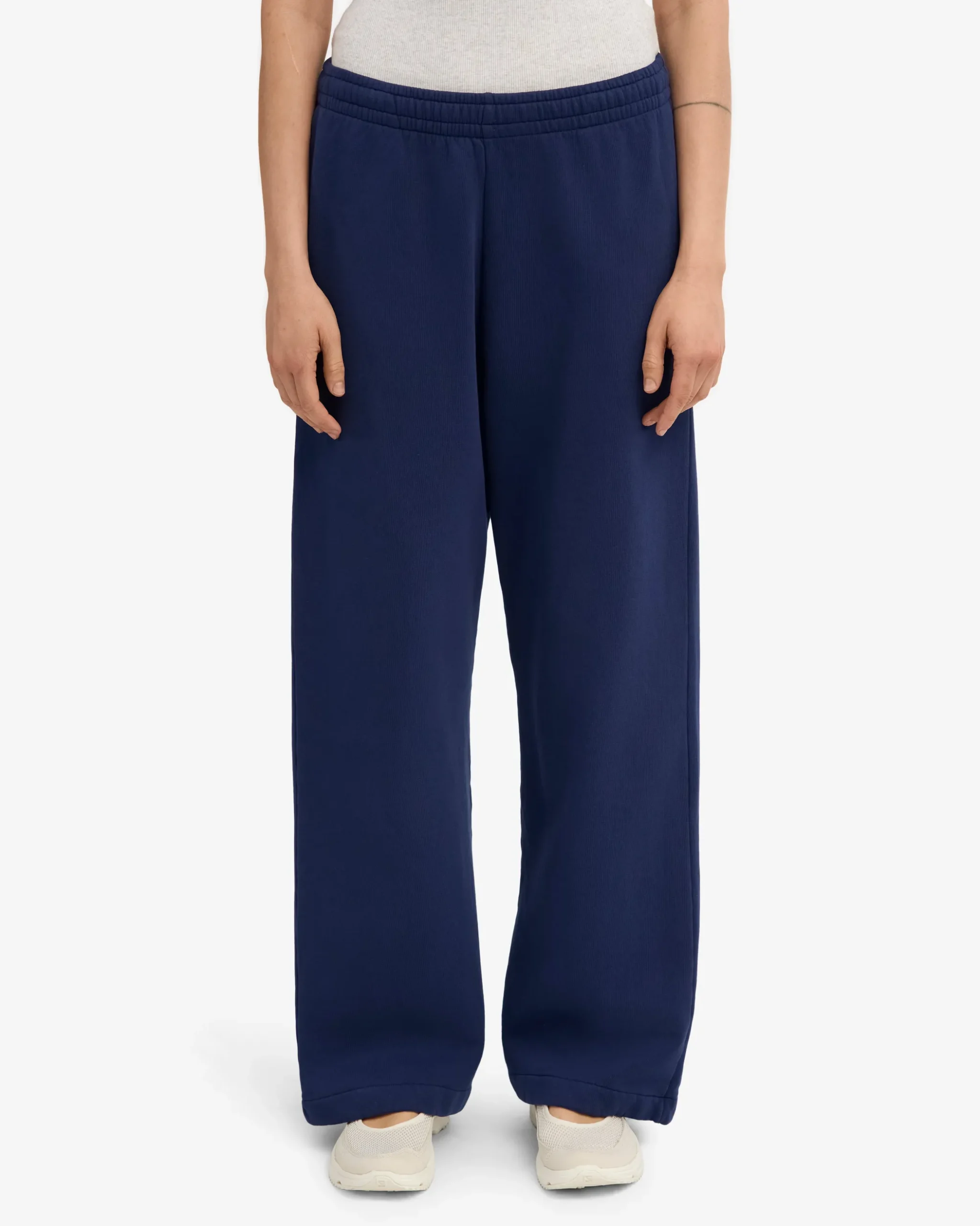 Organic Straight Leg Sweatpants - Marine Blue