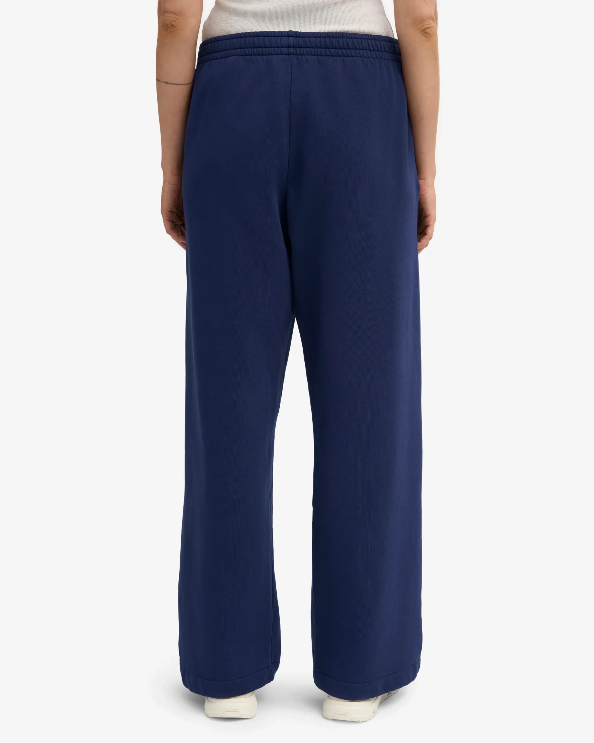 Organic Straight Leg Sweatpants - Marine Blue