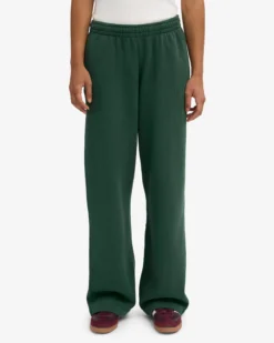 Organic Straight Leg Sweatpants - Emerald Green