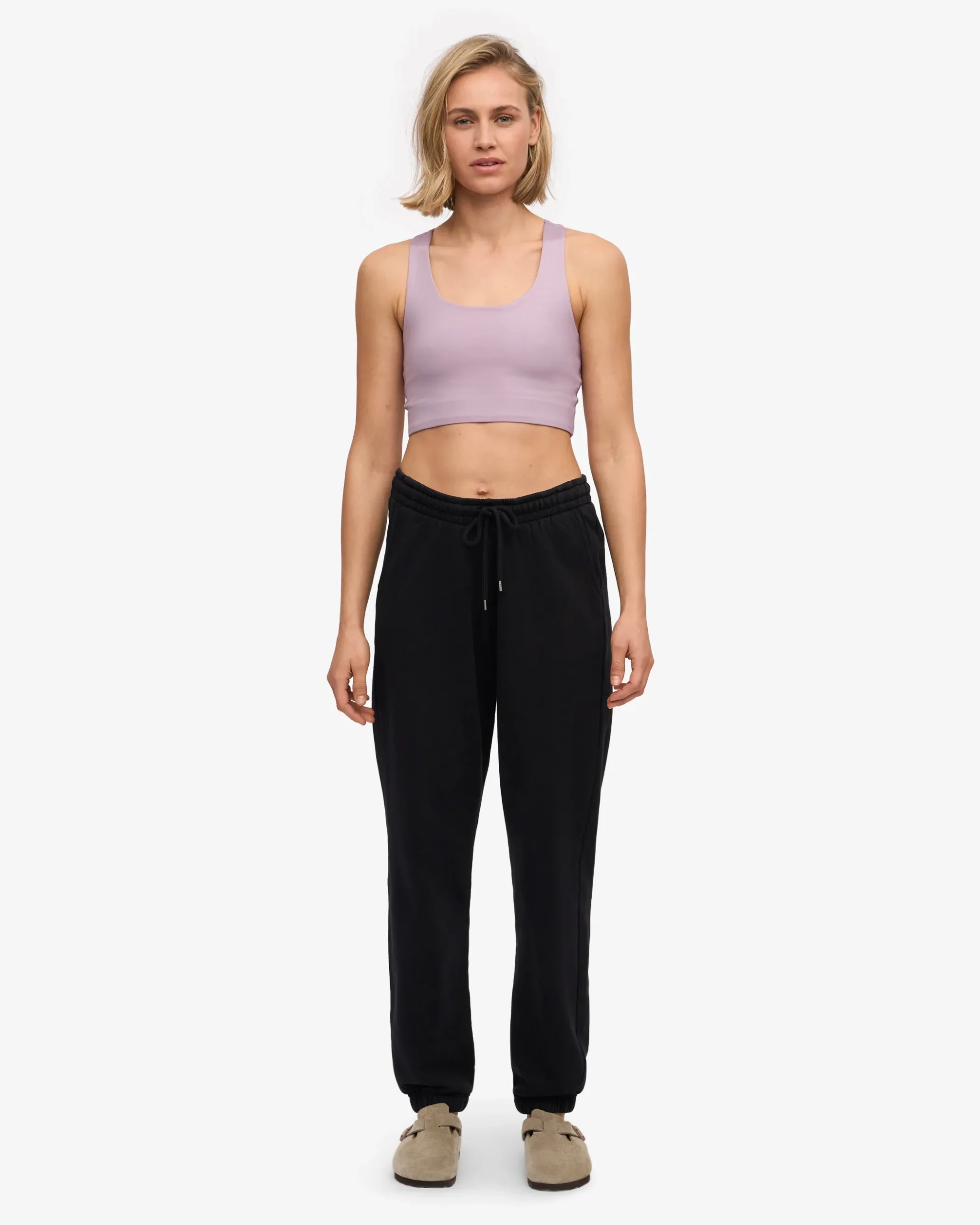 Organic Sweatpants - Deep Black