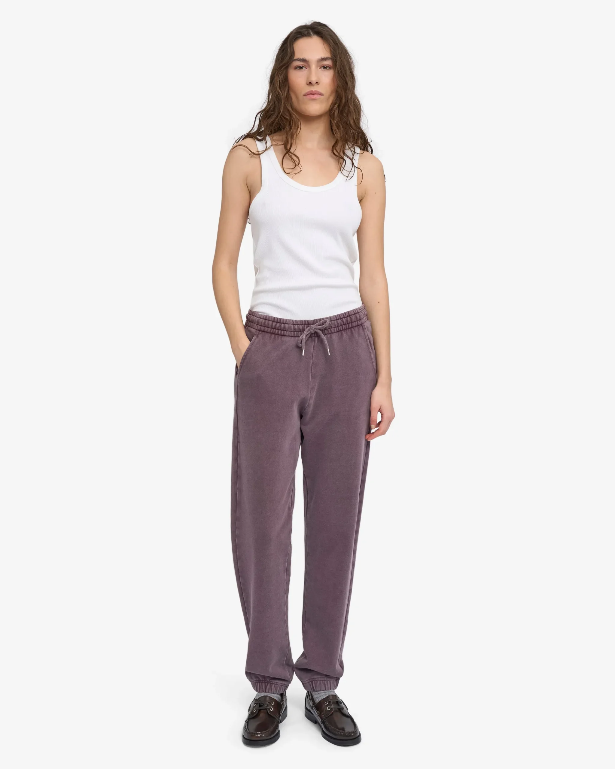 Organic Sweatpants - Faded Grape