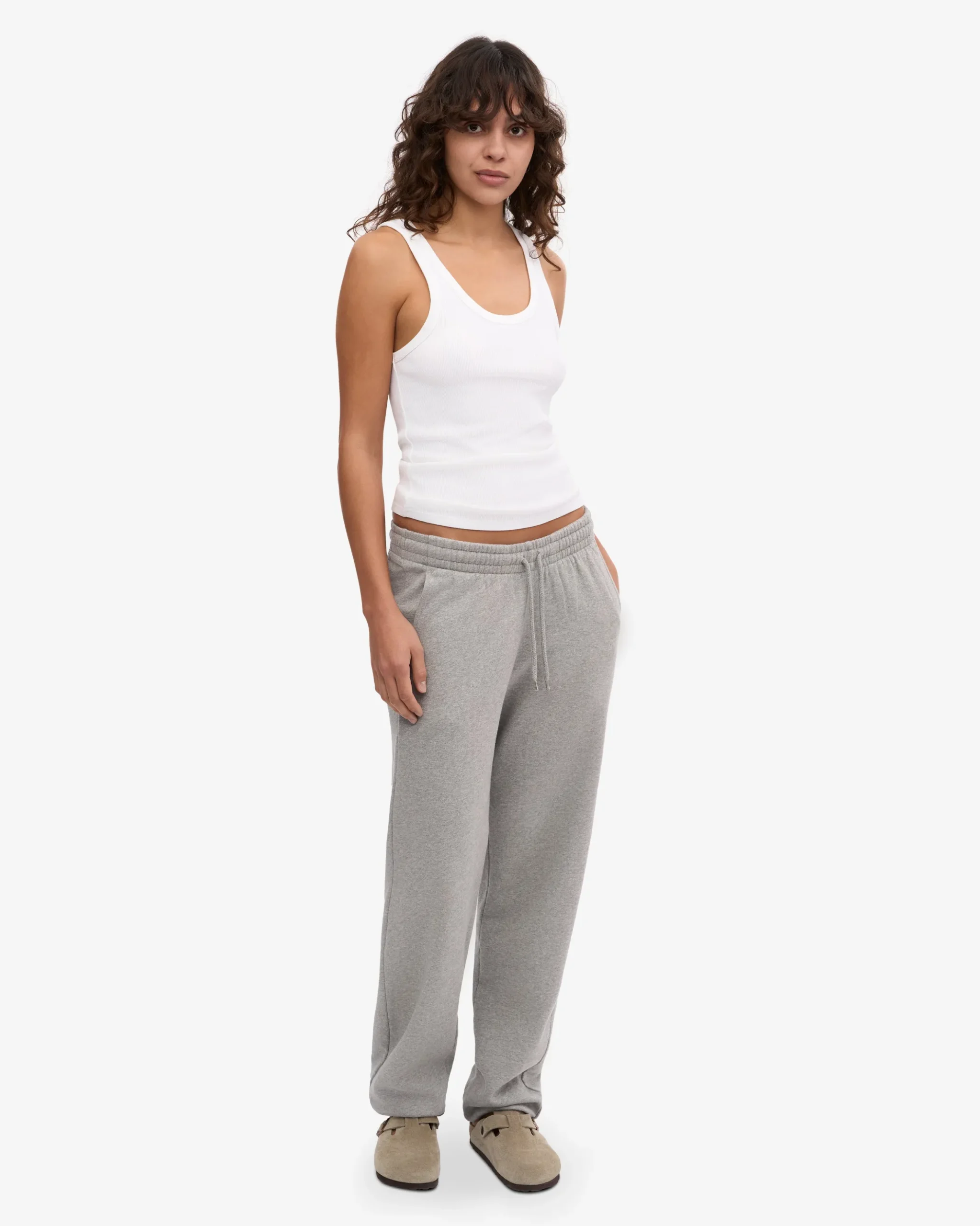 Organic Sweatpants - Heather Grey