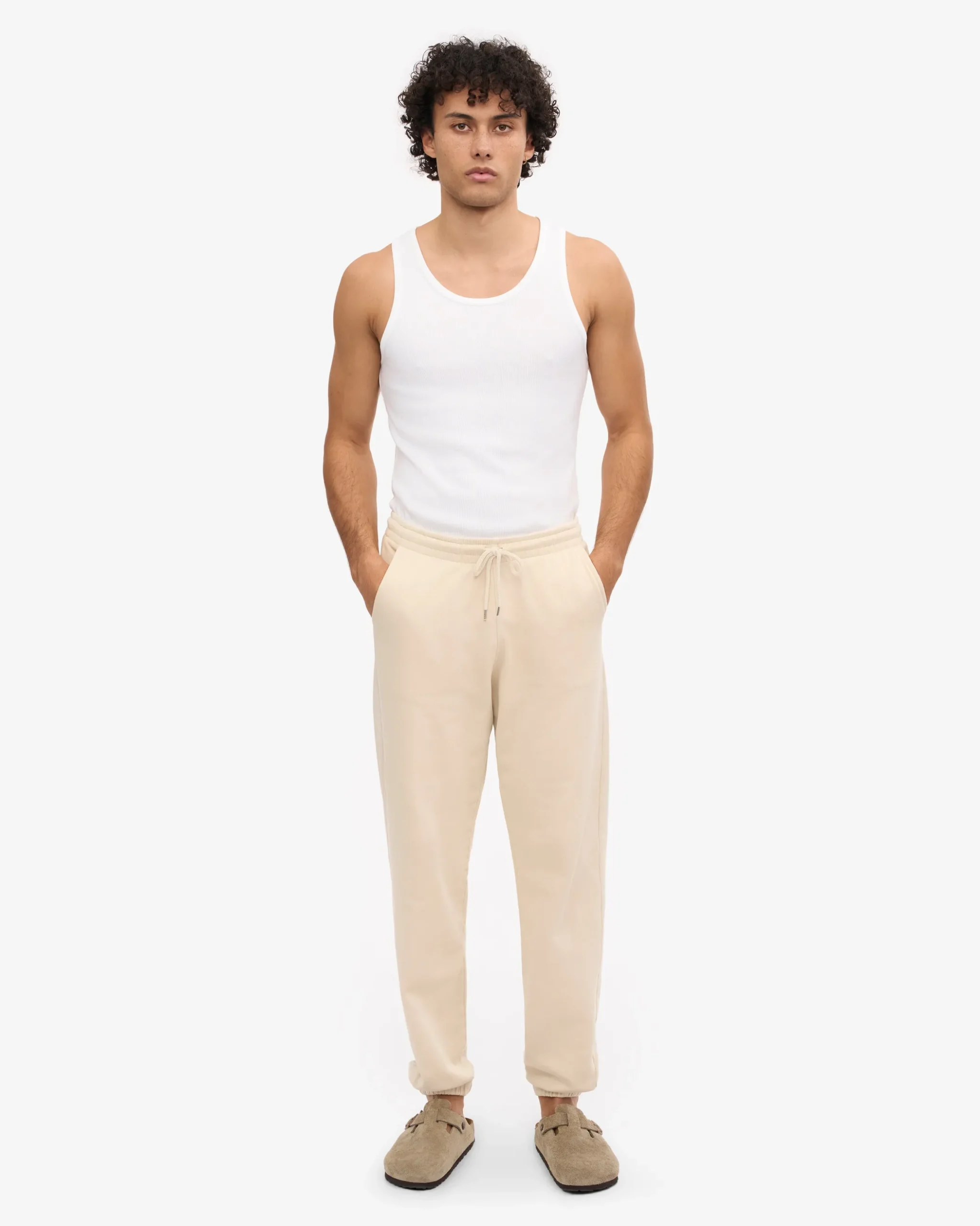 Organic Sweatpants - Ivory White