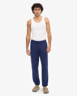 Organic Sweatpants - Marine Blue