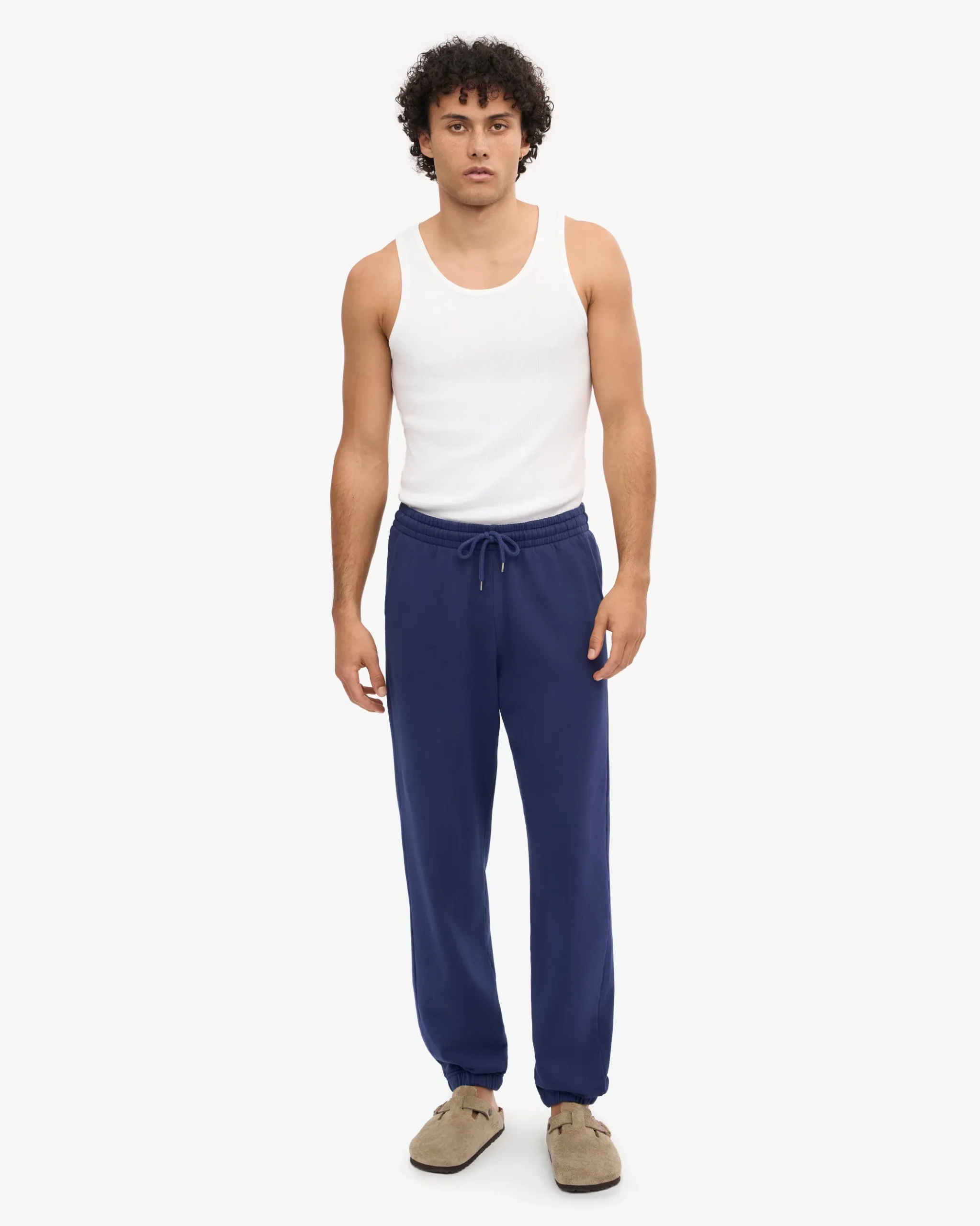 Organic Sweatpants - Marine Blue