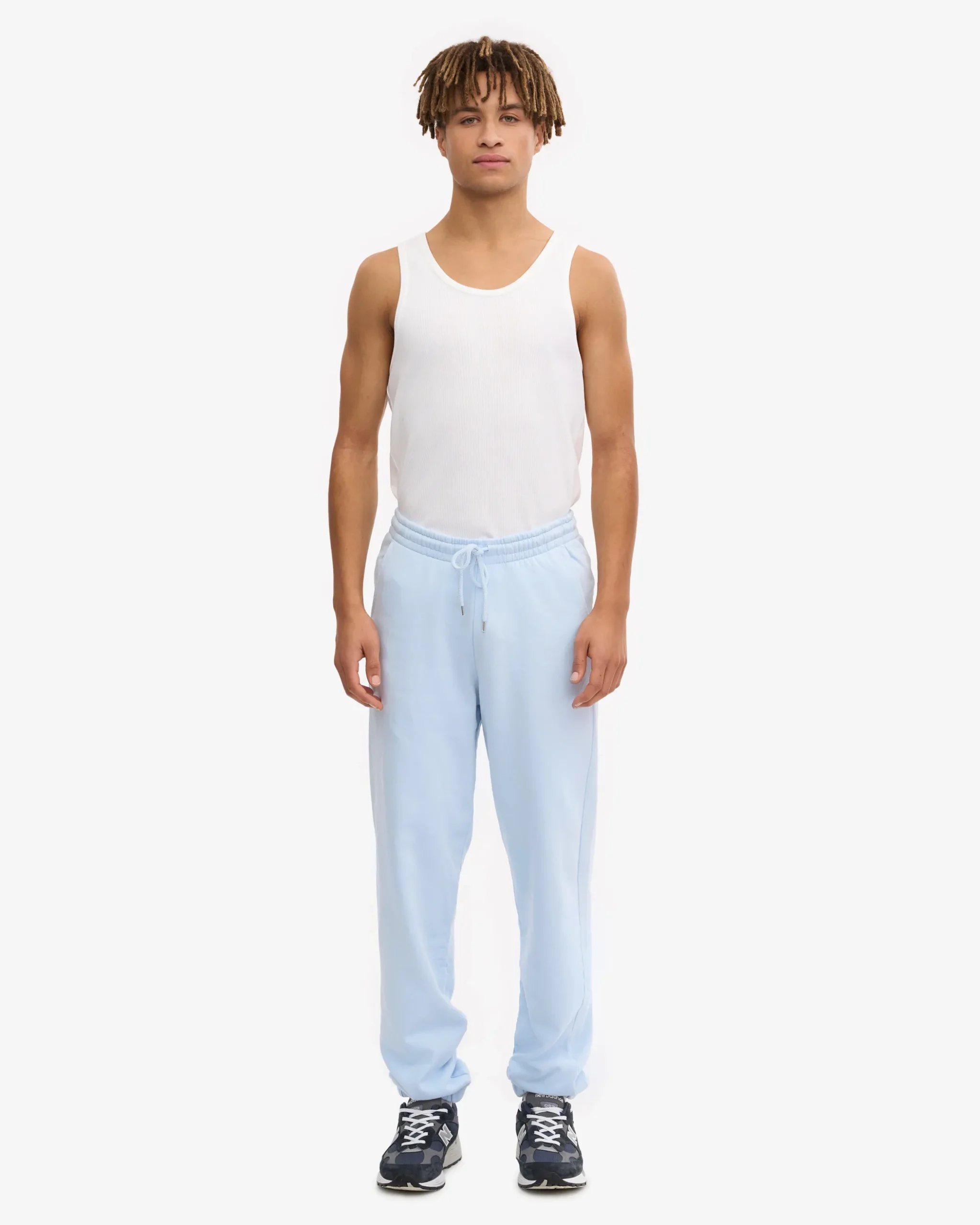 Organic Sweatpants - Polar Blue