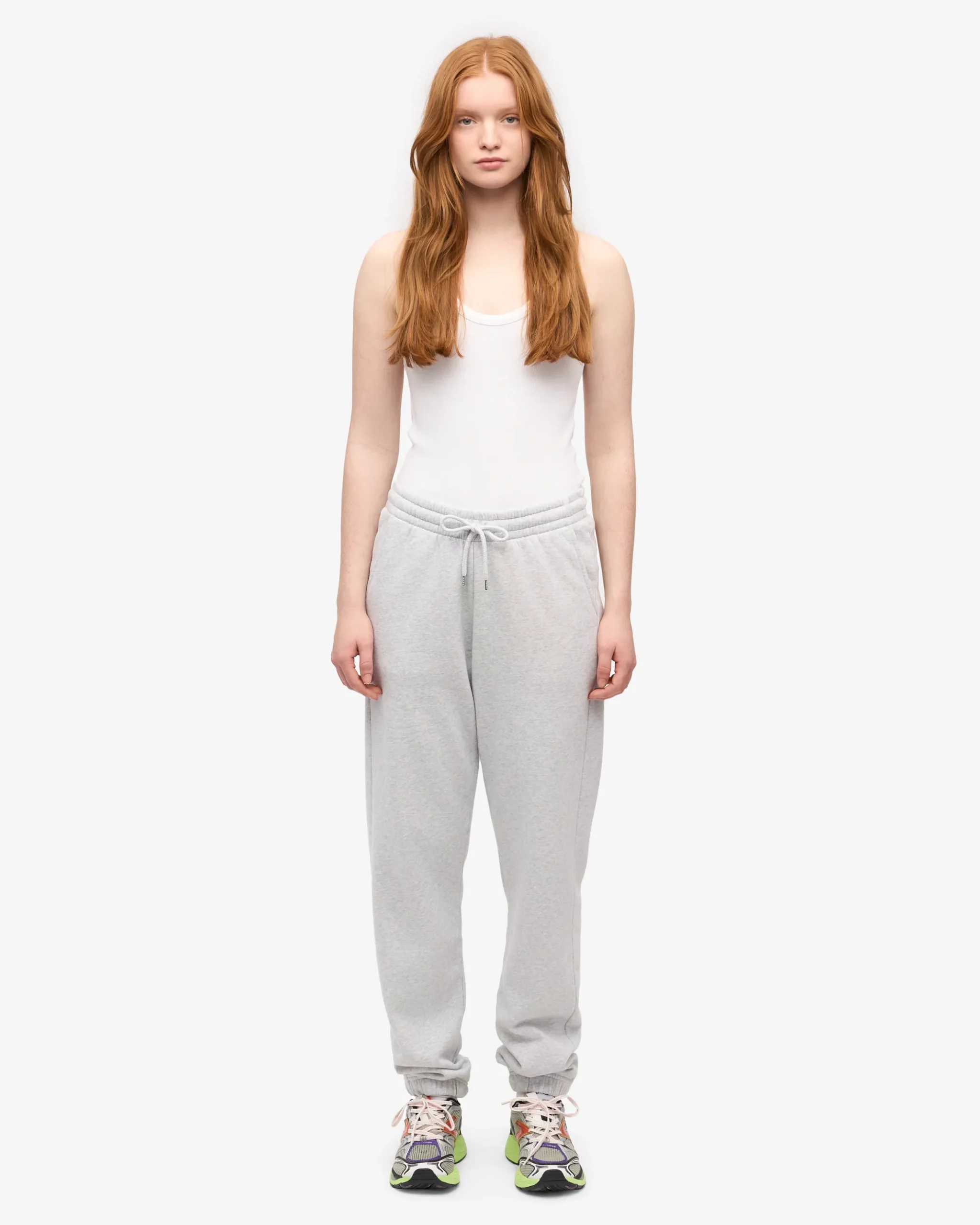 Organic Sweatpants - Snow Melange