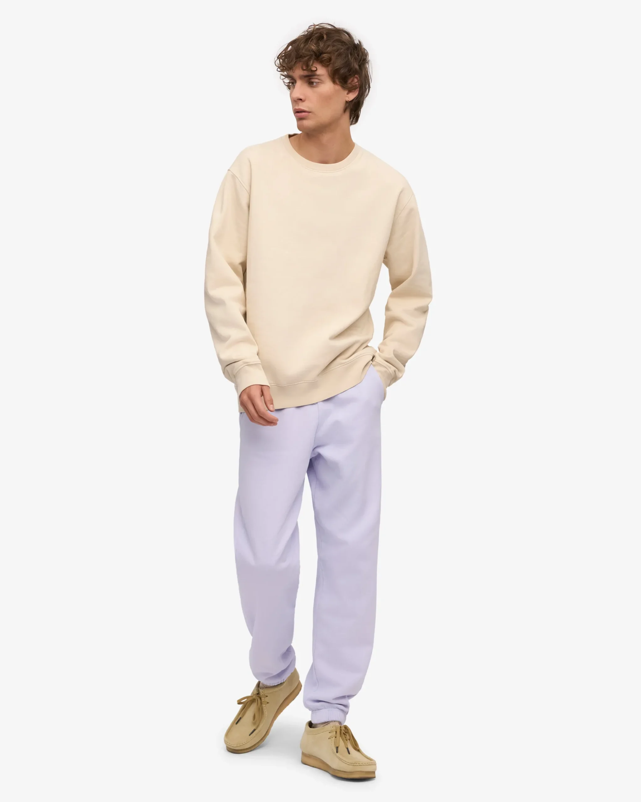 Organic Sweatpants - Soft Lavender