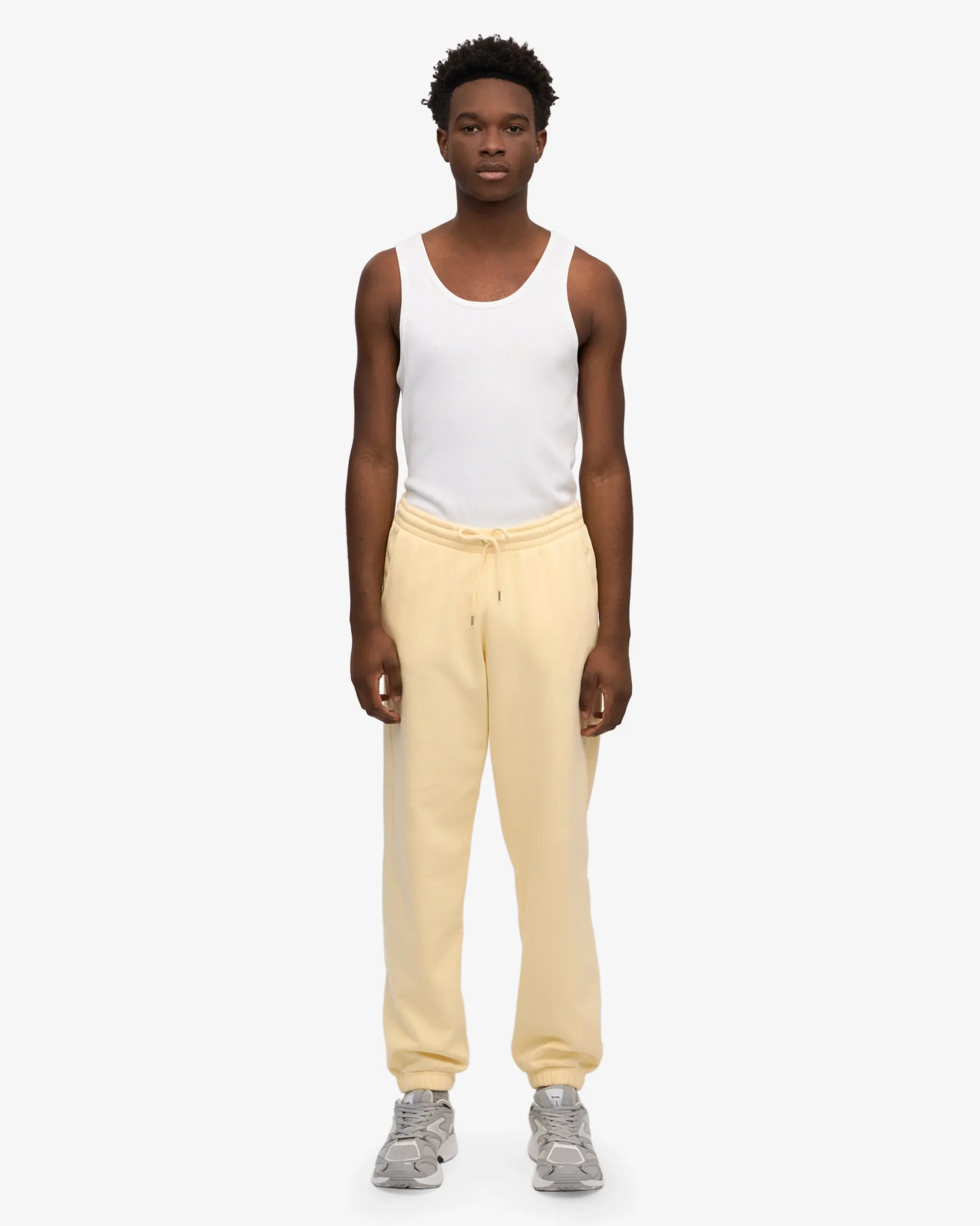 Organic Sweatpants - Soft Yellow