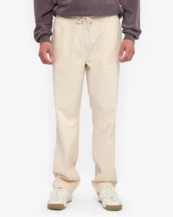 Organic Twill Pants - Ivory White