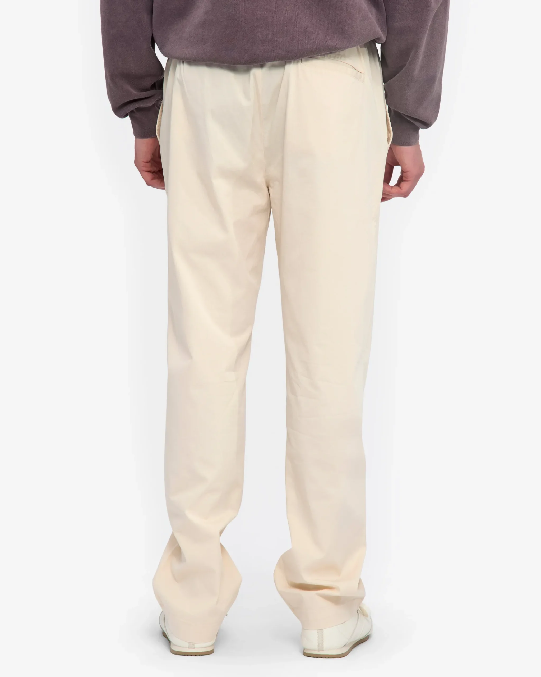 Organic Twill Pants - Ivory White